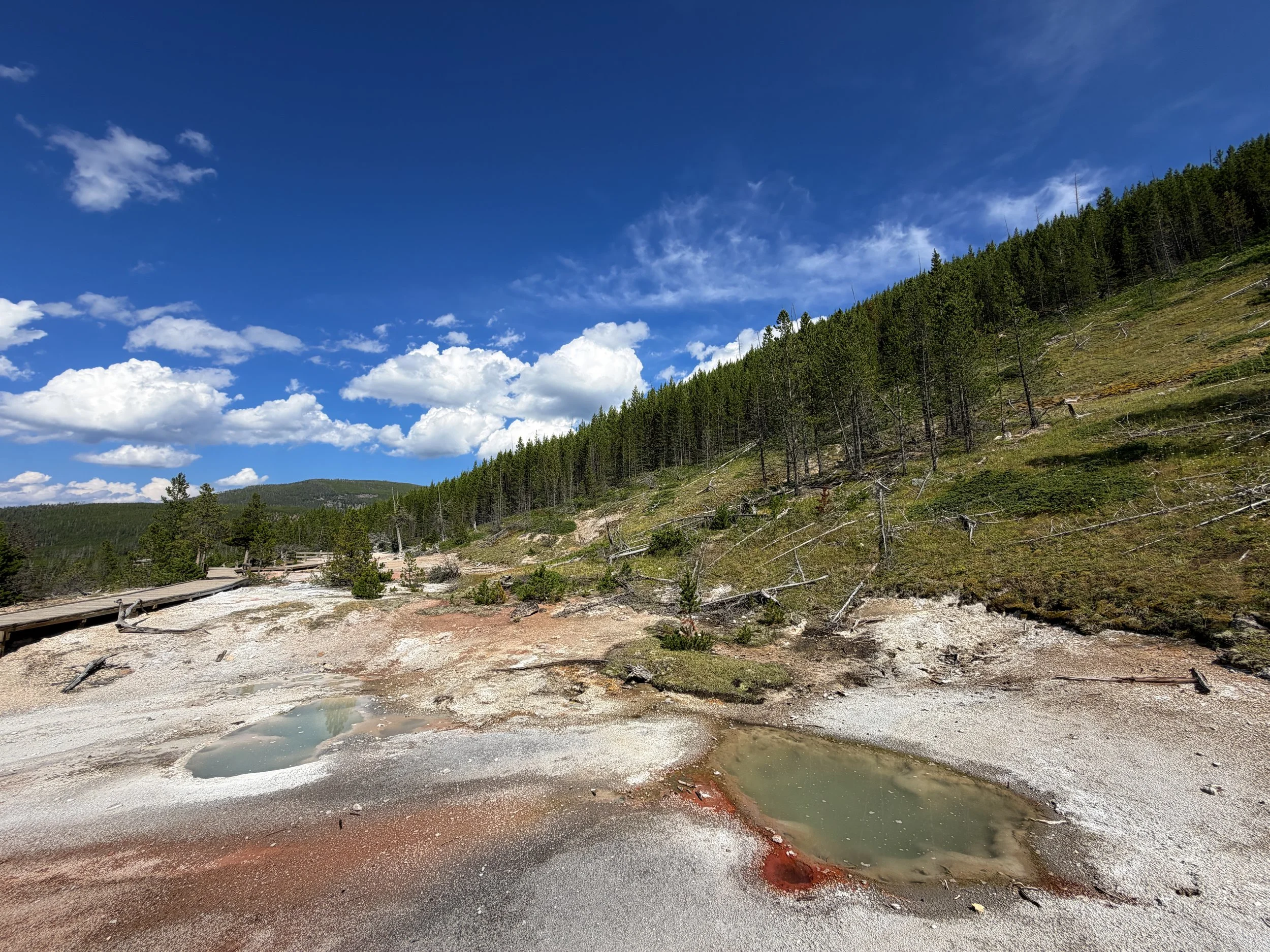 Artists Paintpots Trail Yellowstone National Park Wyoming