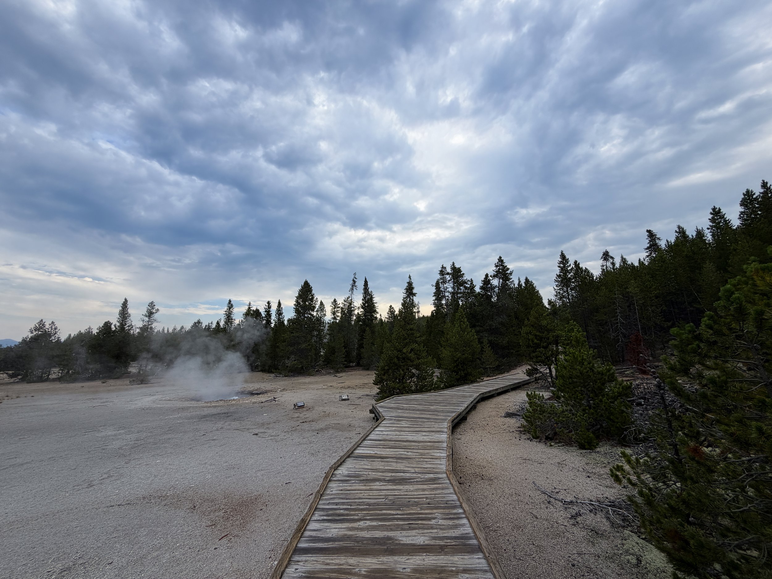 Norris Geyser Basin Trail Yellowstone National Park Wyoming