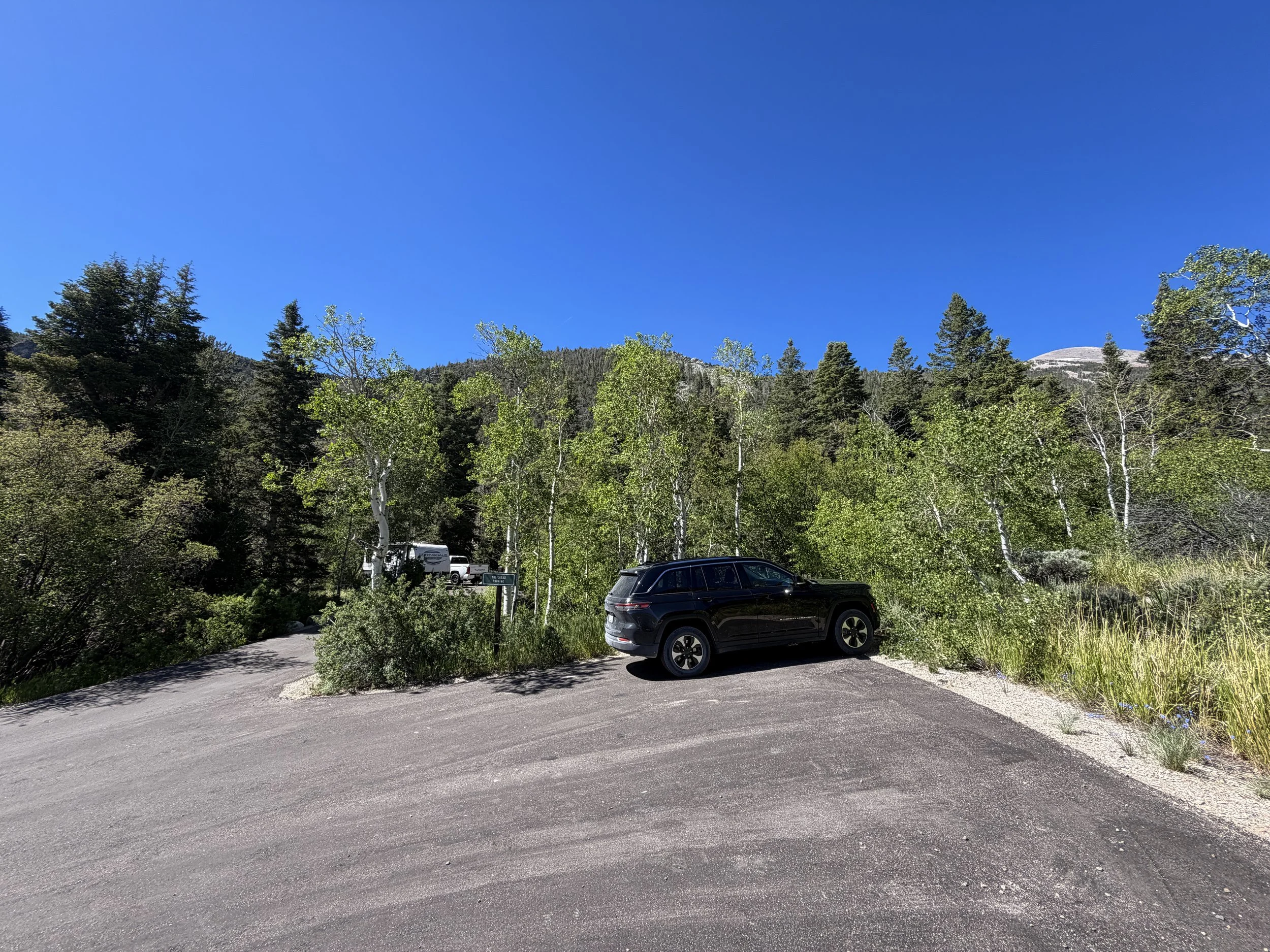 Lehman Creek Trailhead Parking Great Basin National Park Nevada