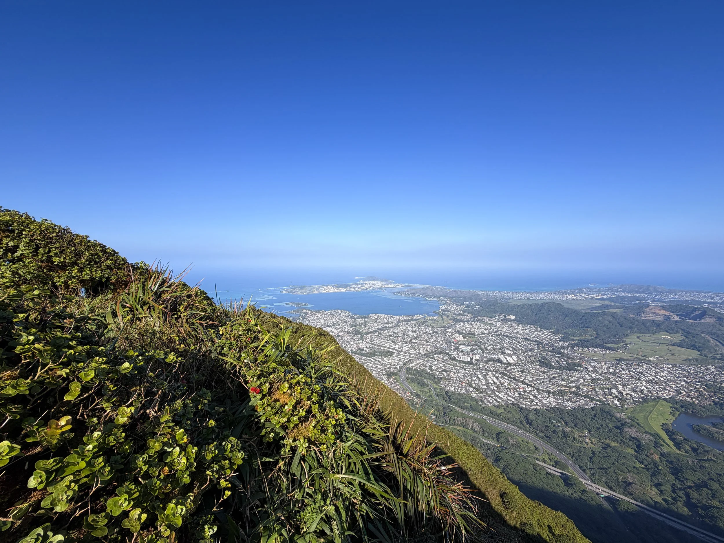 Moanalua Middle Ridge Trail Summit Oahu Hawaii