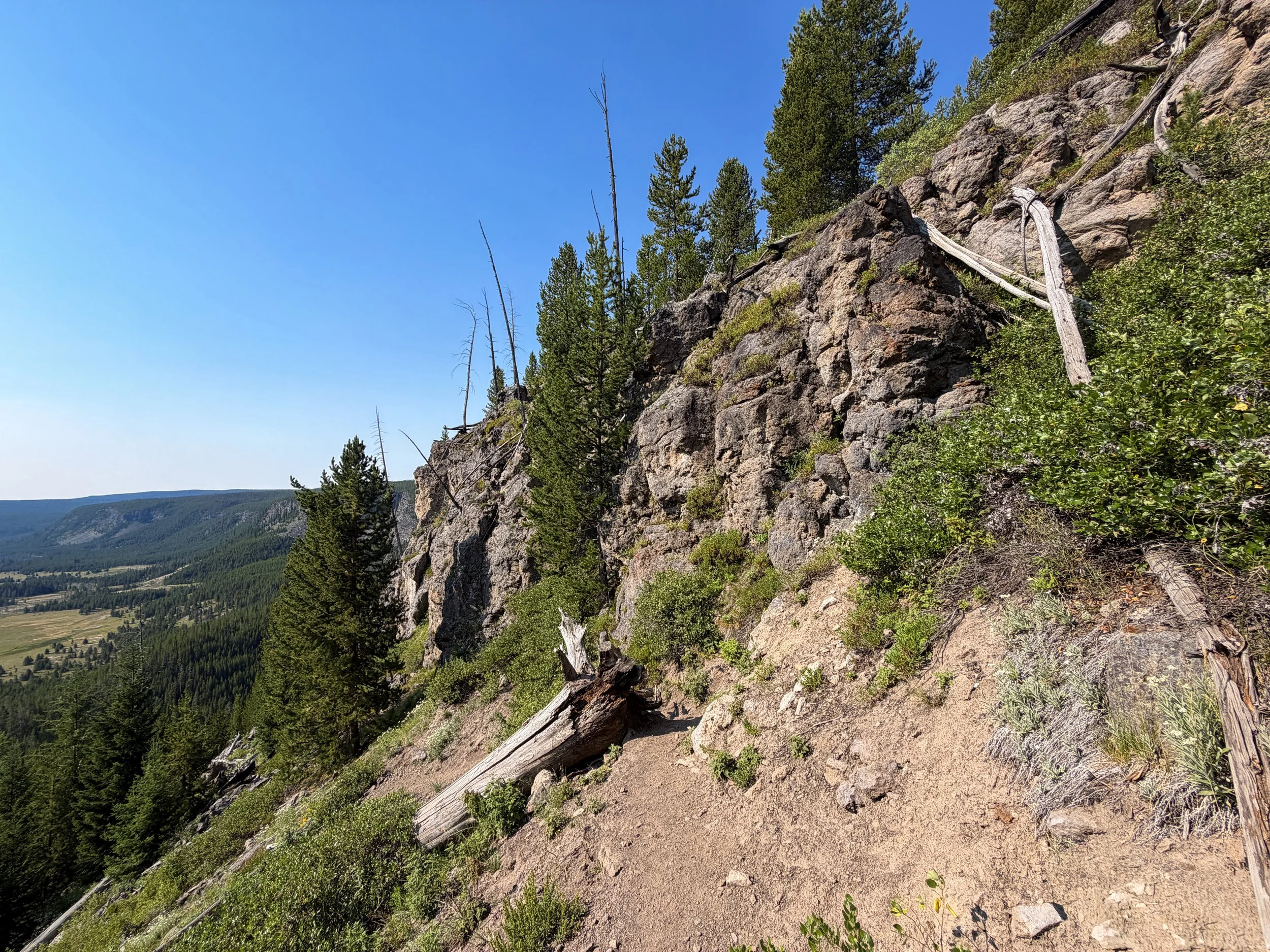 Mystic Falls Loop Trail Yellowstone National Park Wyoming