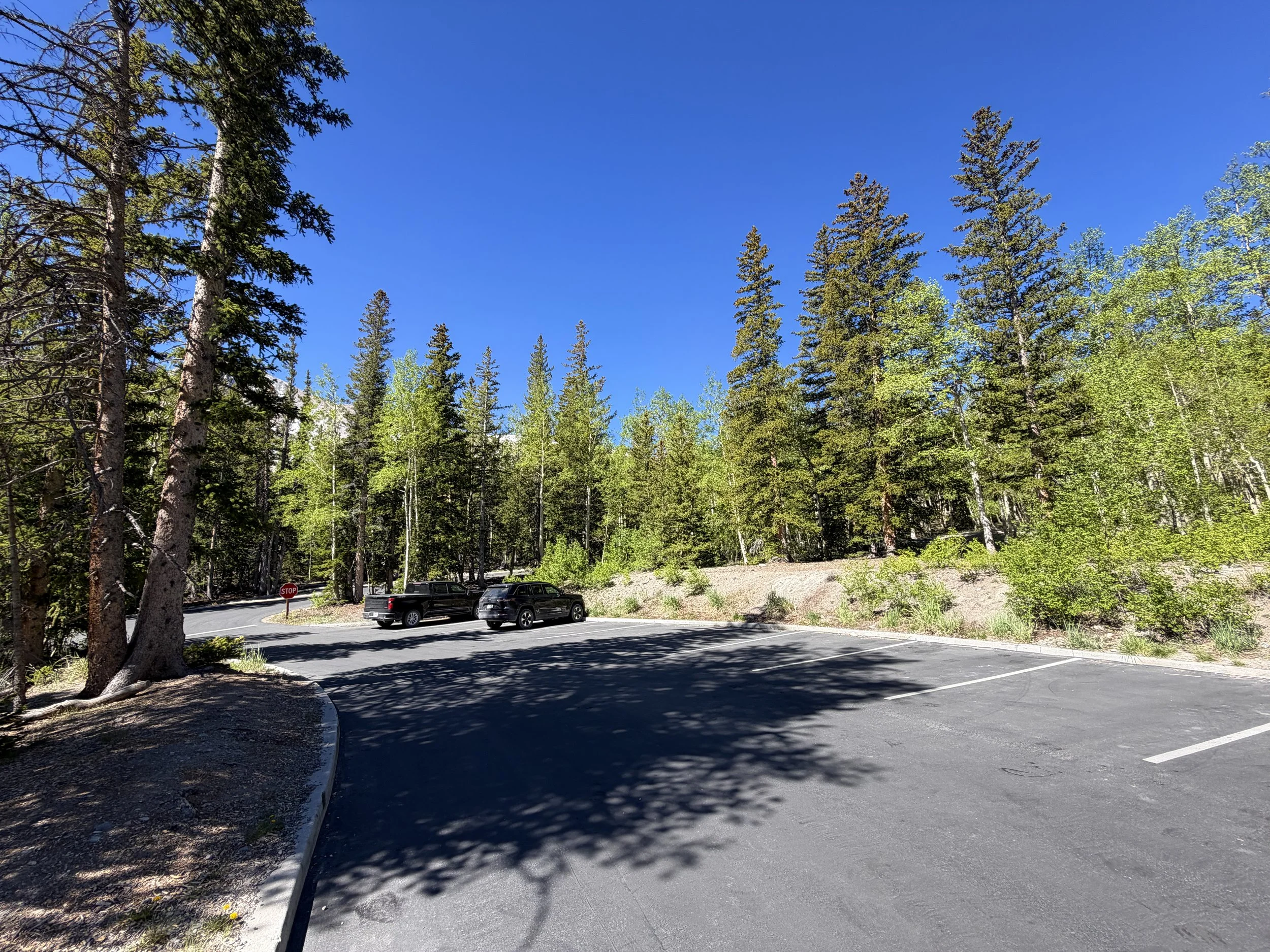 Alpine Lakes Loop Trailhead Parking Great Basin National Park Nevada
