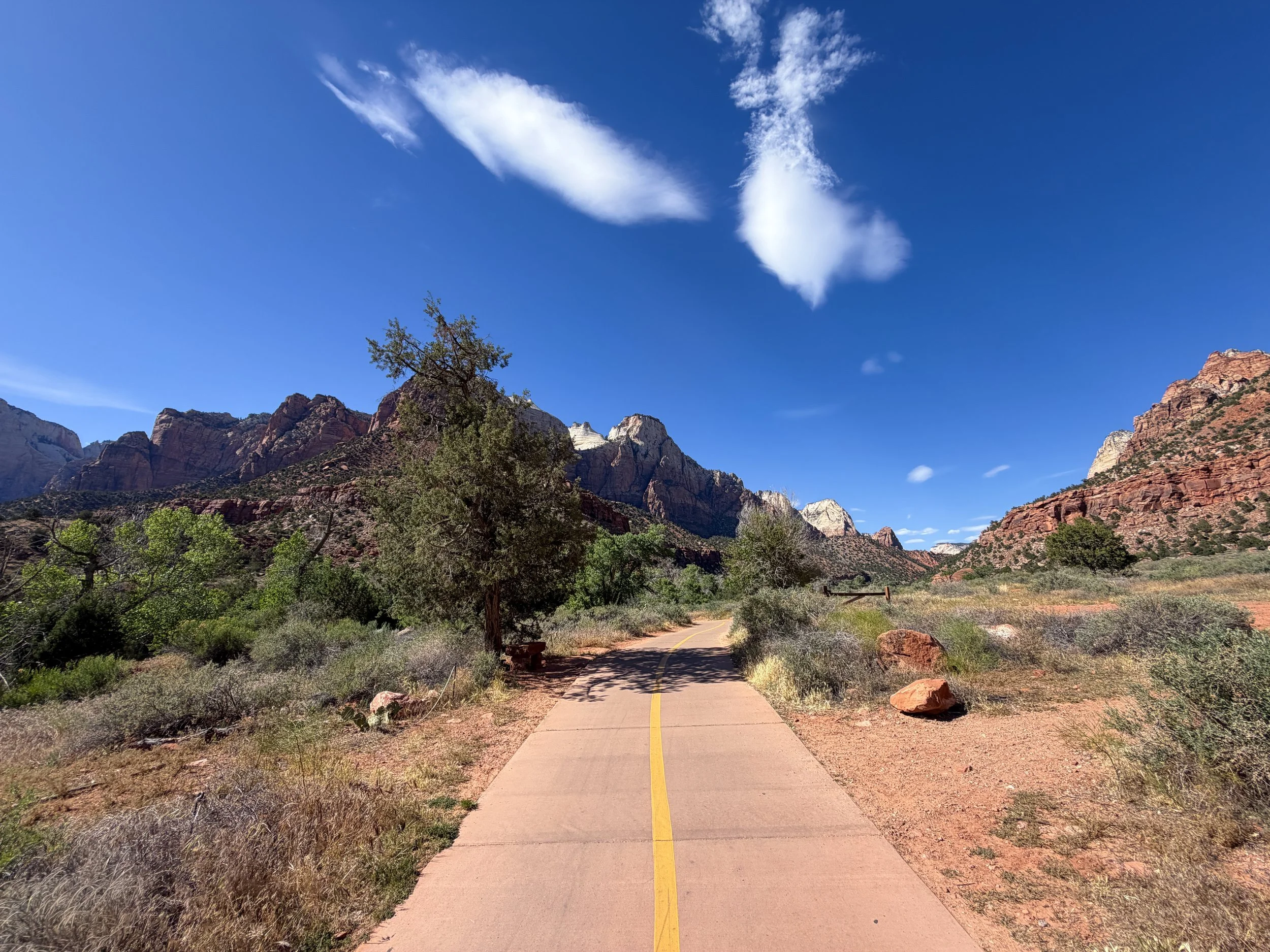 Pa'rus Trail Zion National Park Utah