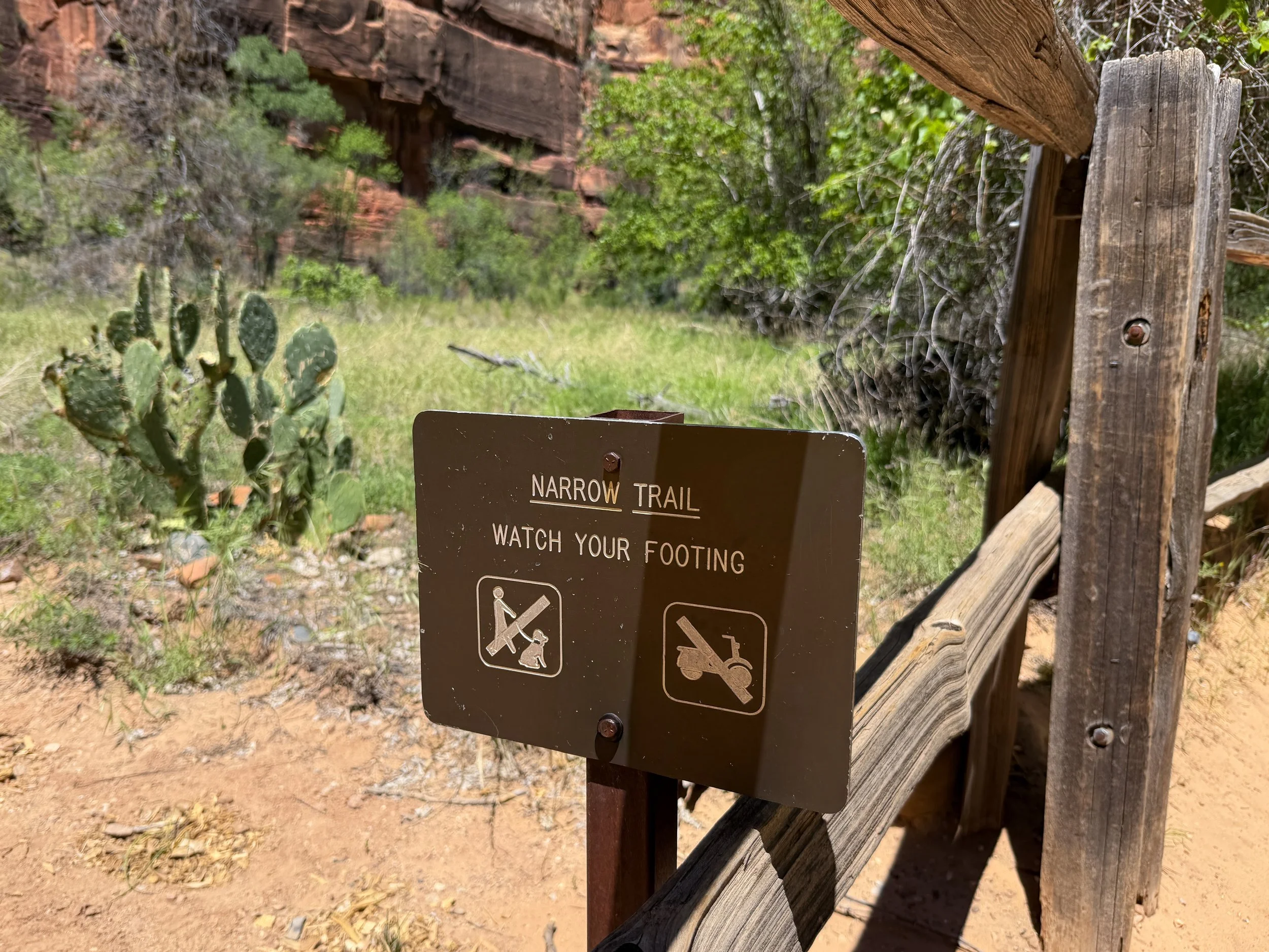 Riverside Walk Zion National Park Utah