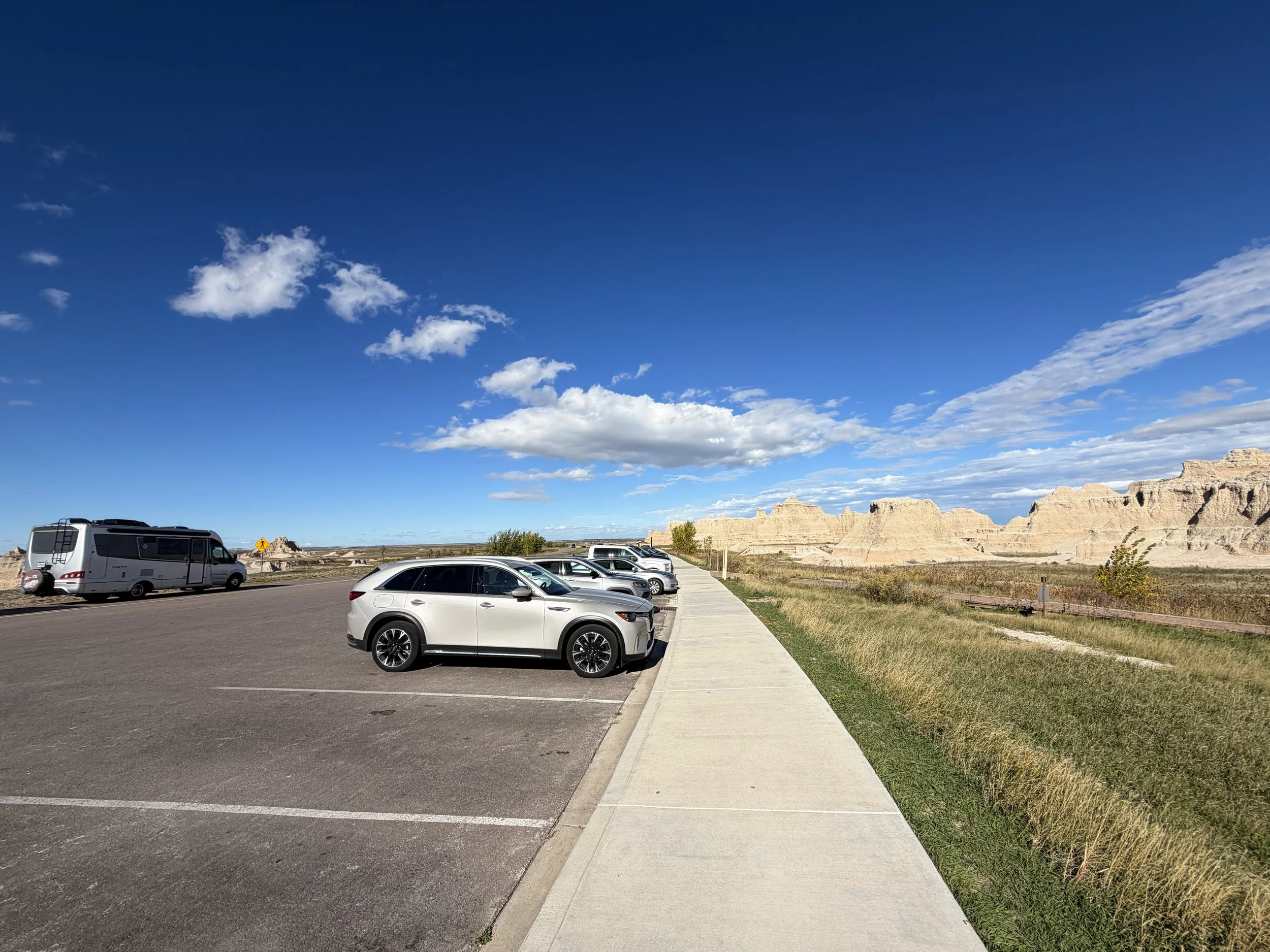 Window Trailhead Parking Badlands National Park South Dakota