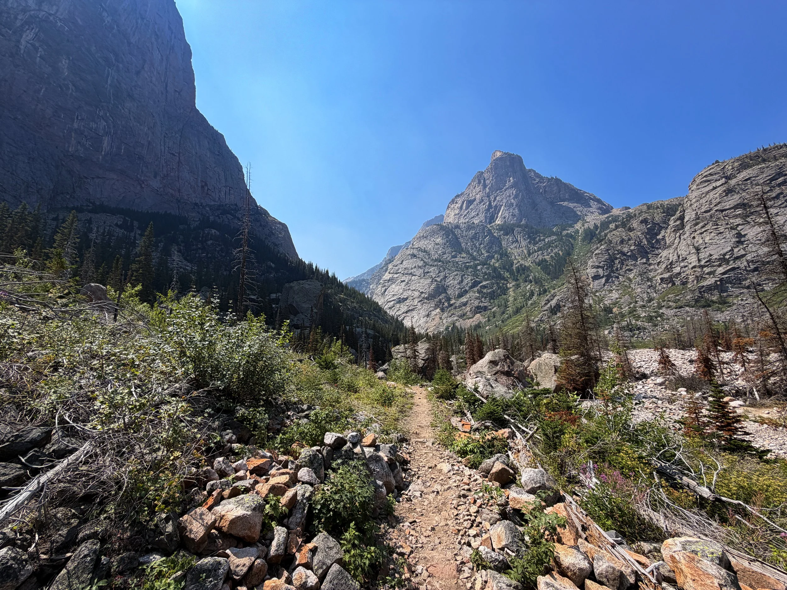 East Rosebud Trail Beaten Path Beartooth Mountains Montana