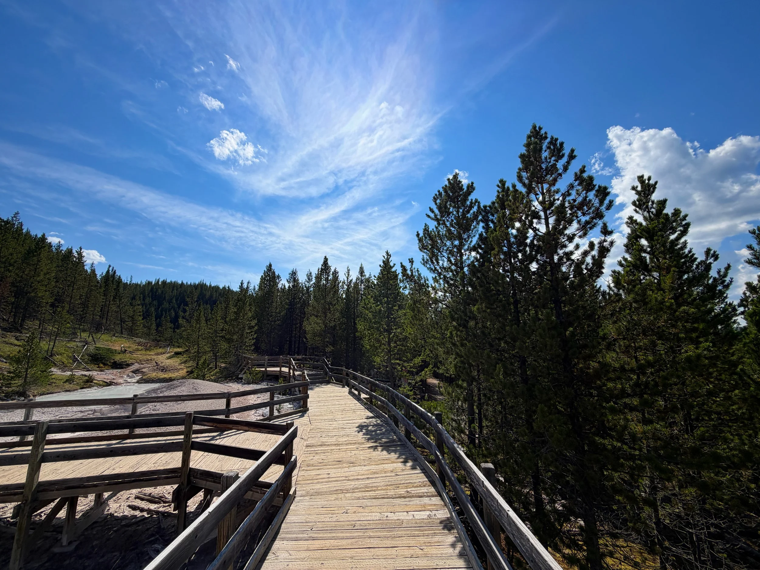 Artists Paintpots Trail Yellowstone National Park Wyoming