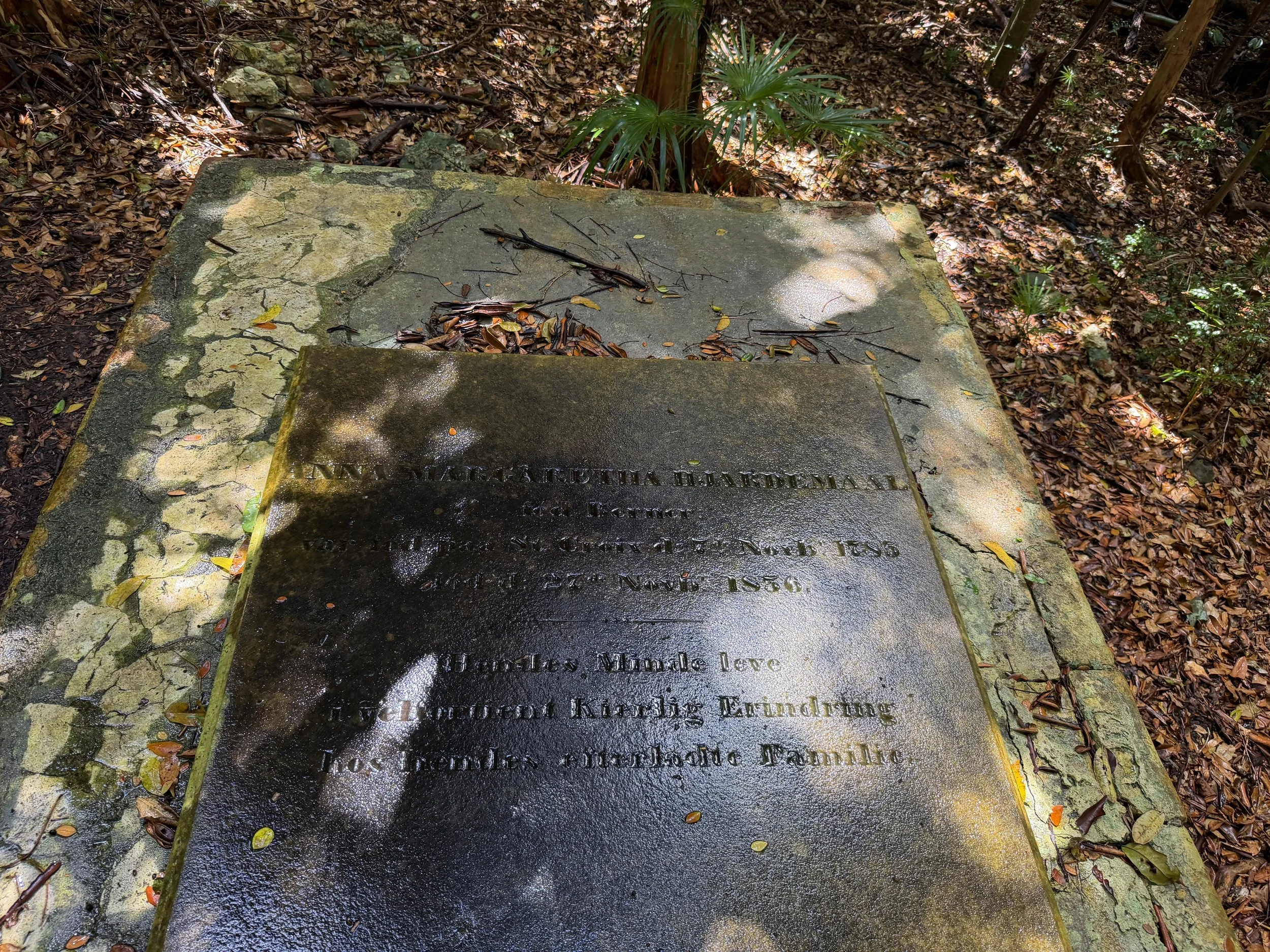 Cemetery Cinnamon Bay Loop Trail Virgin Islands National Park