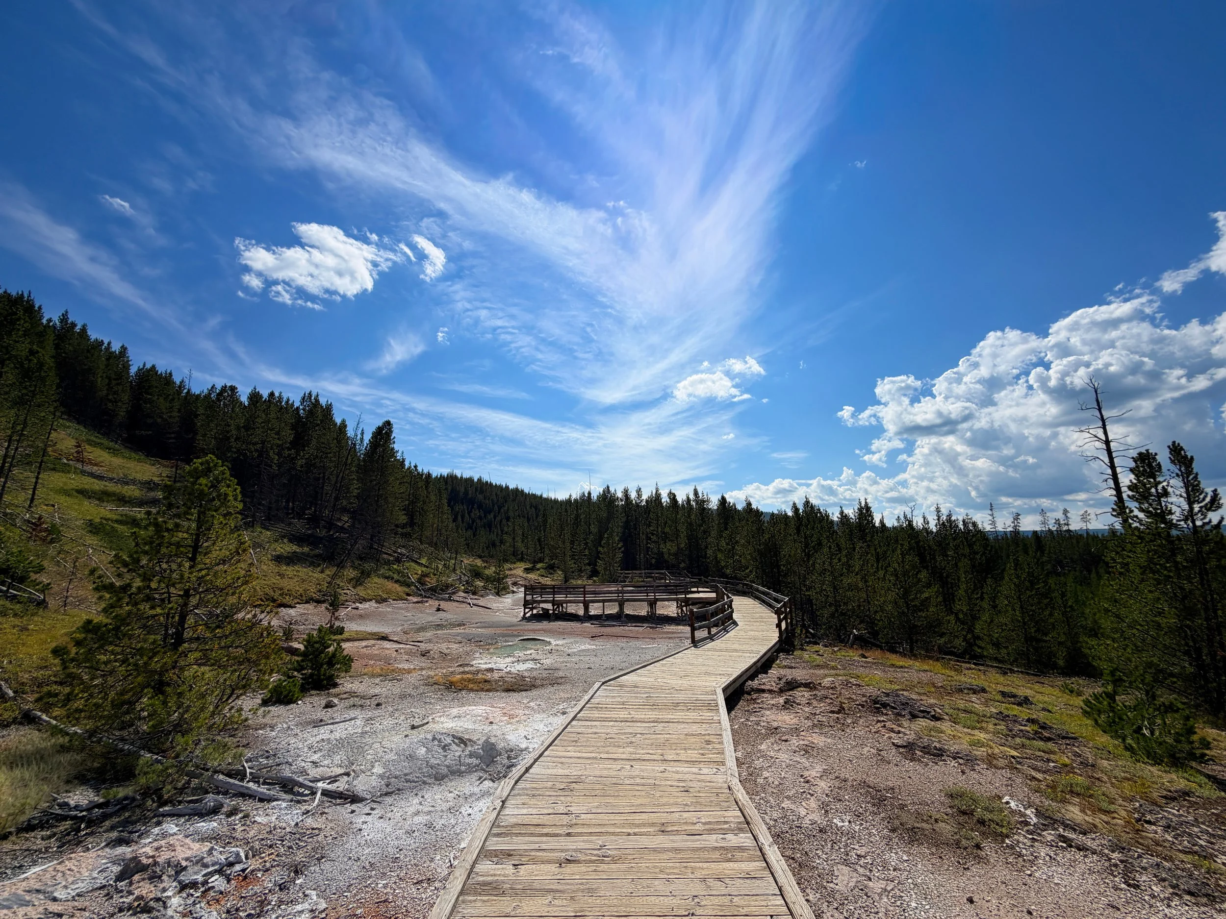 Artists Paintpots Trail Yellowstone National Park Wyoming