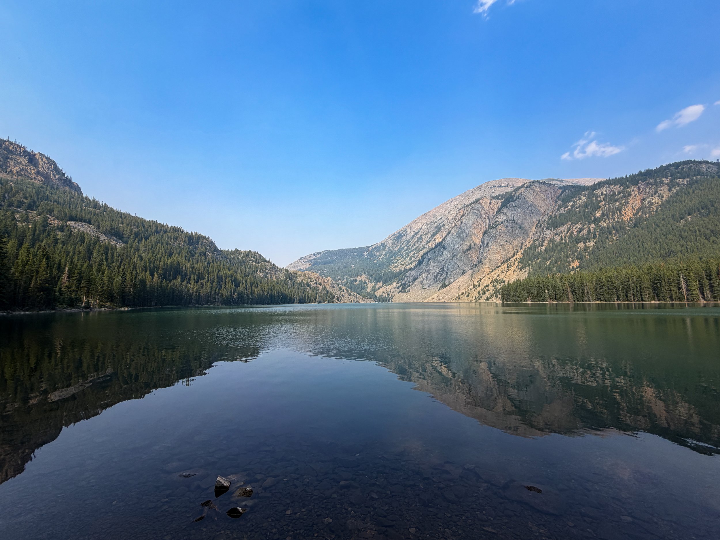 Rainbow Lake Beaten Path Trail Beartooth Mountains Montana