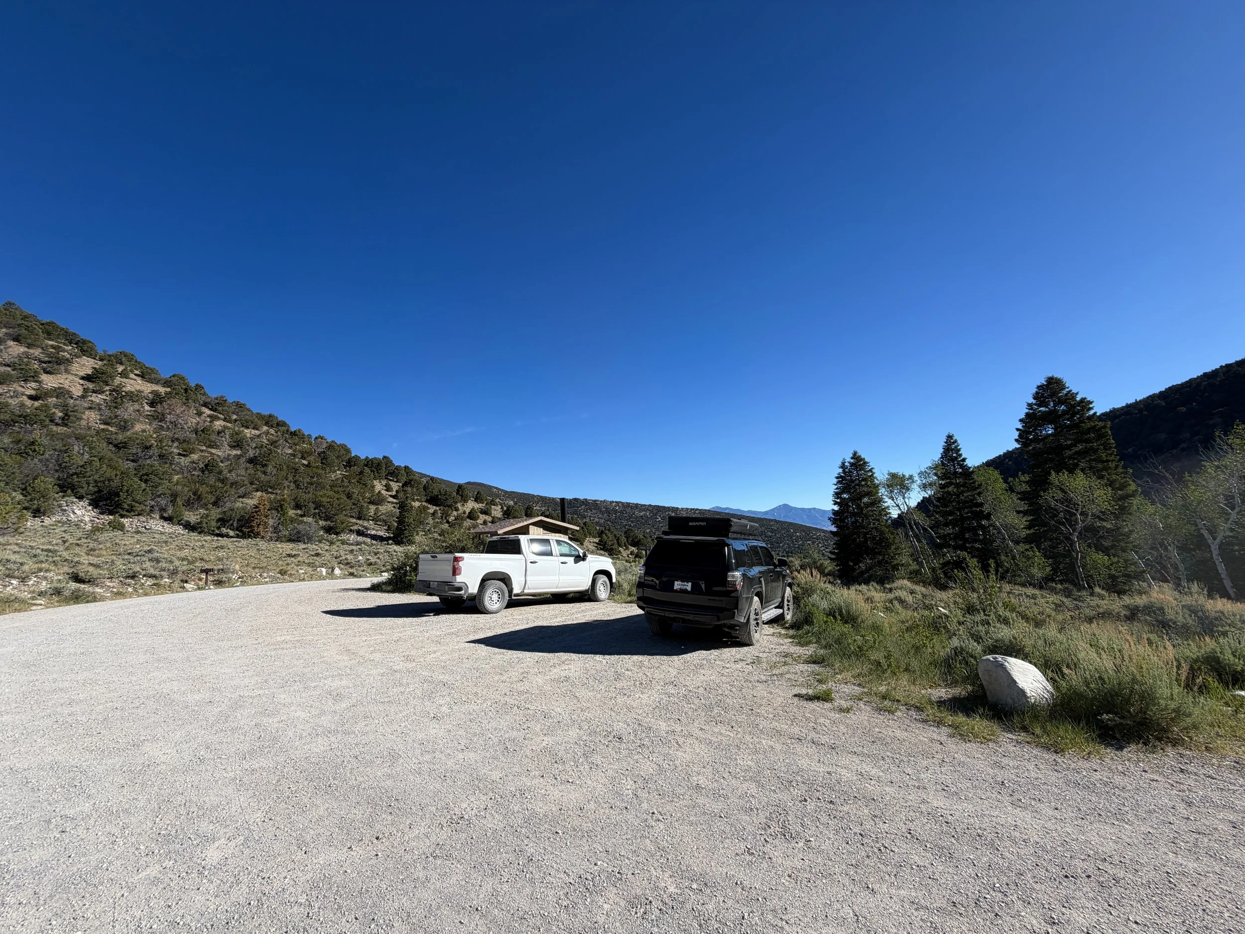 Baker Lake Trailhead Parking Great Basin National Park Nevada