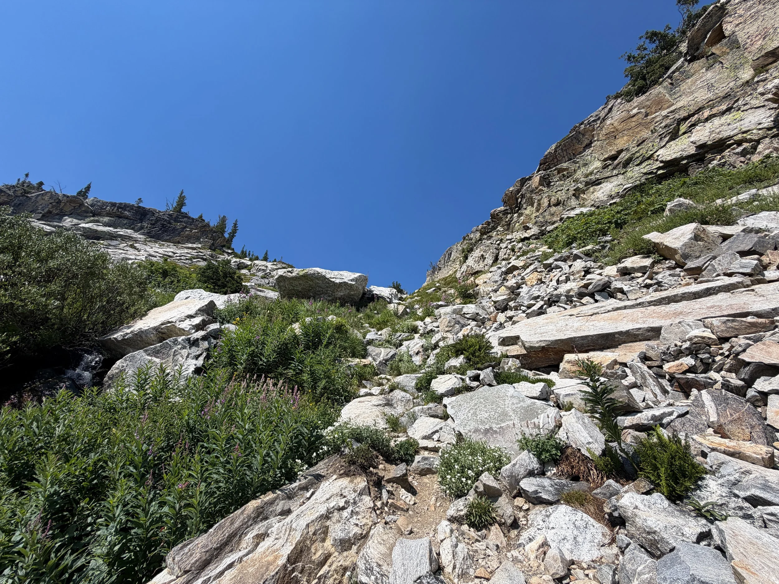 Lake of the Crags Hike Grand Teton National Park Wyoming