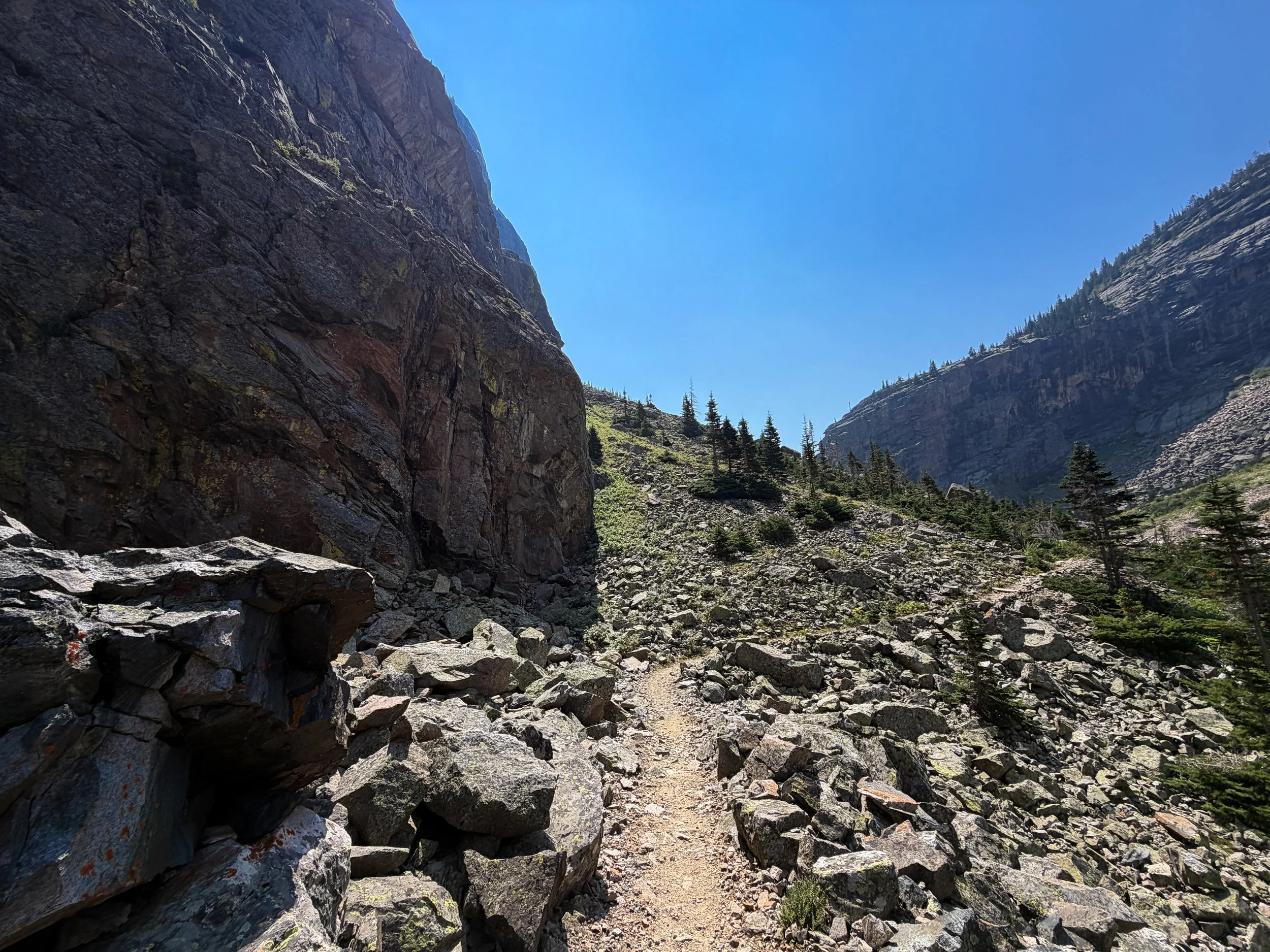 East Rosebud Trail Beaten Path Beartooth Mountains Montana