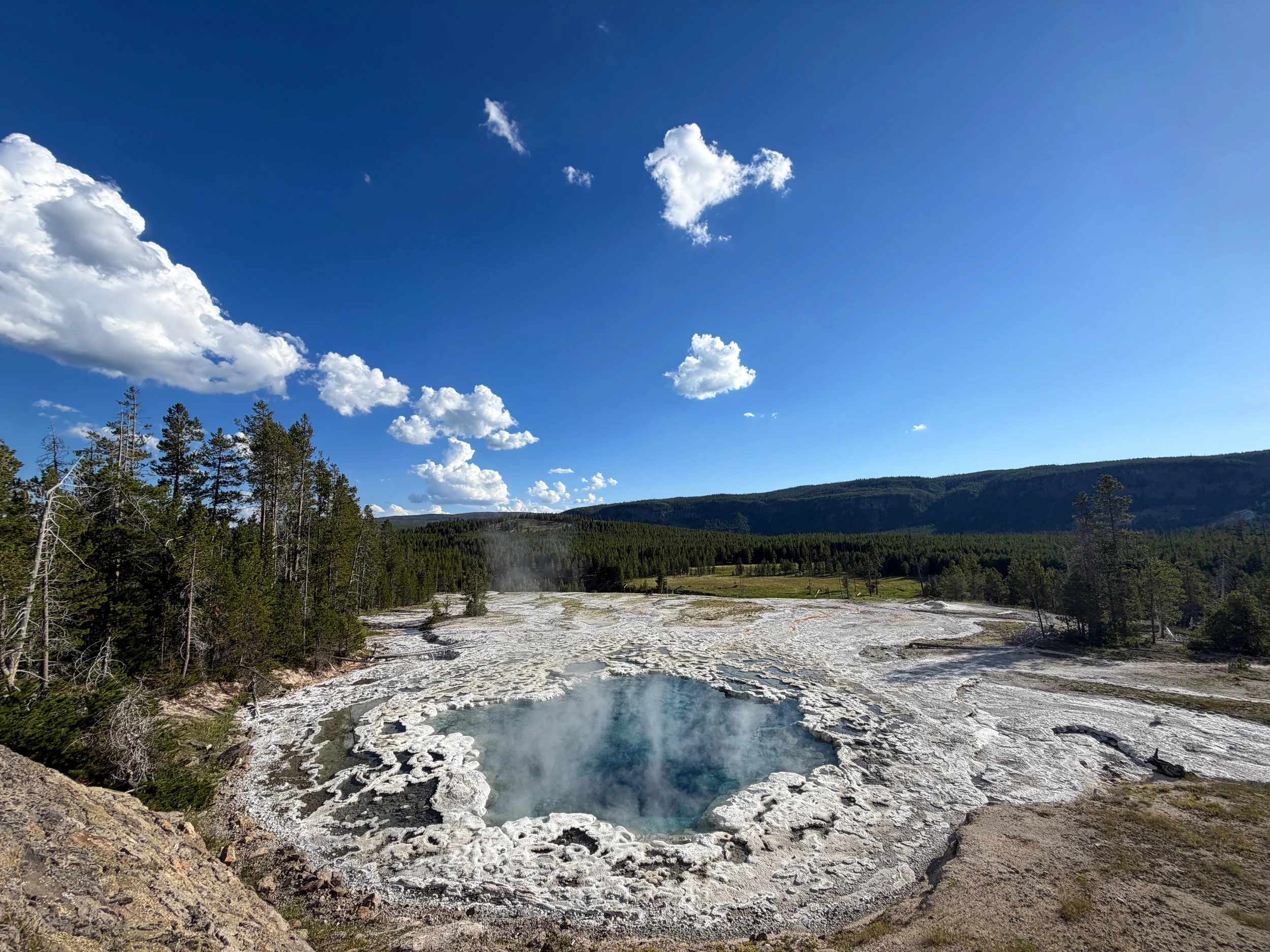 Artemisia Geyser Yellowstone National Park Wyoming