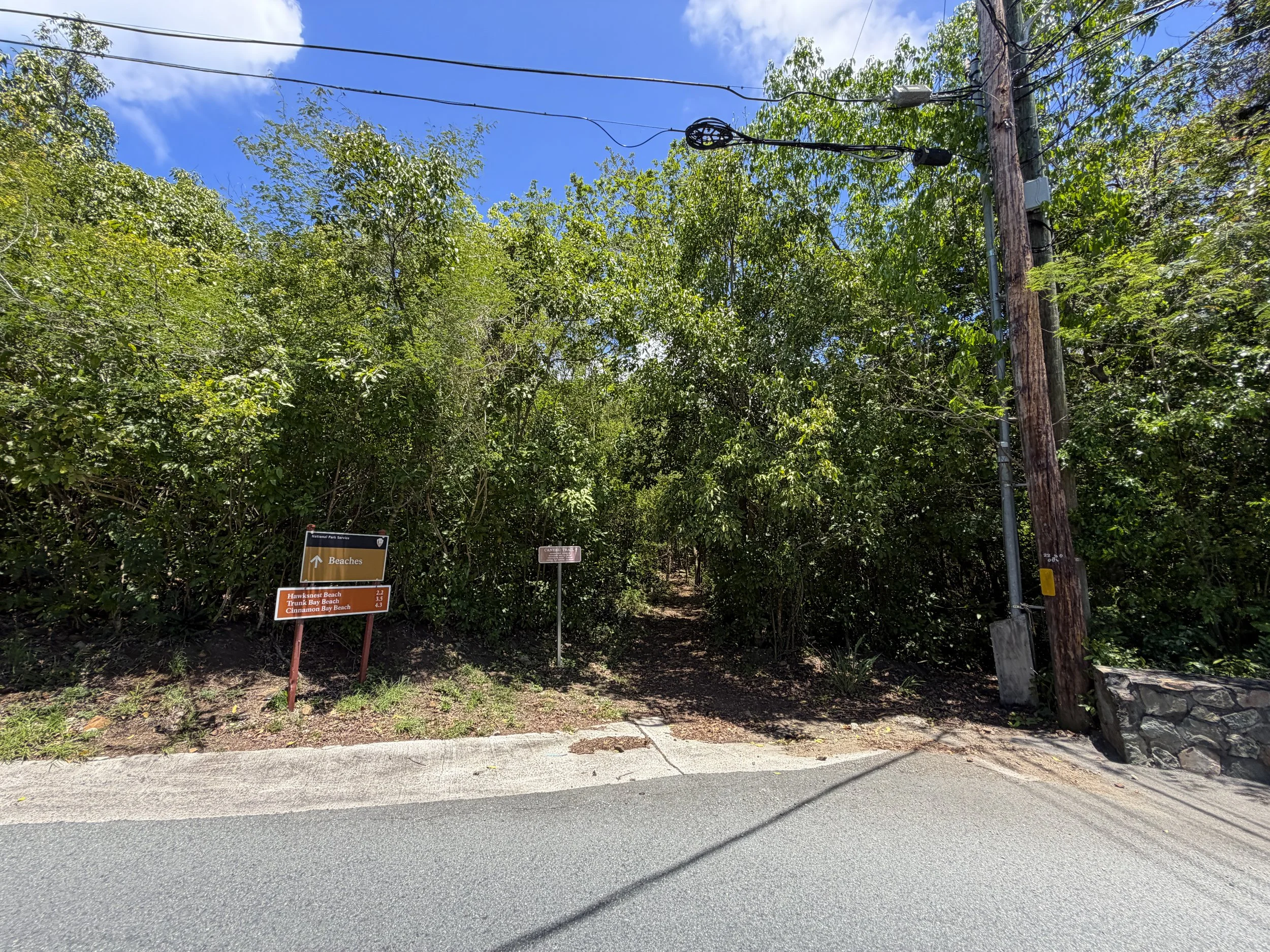 Caneel Hill Trailhead Virgin Islands National Park