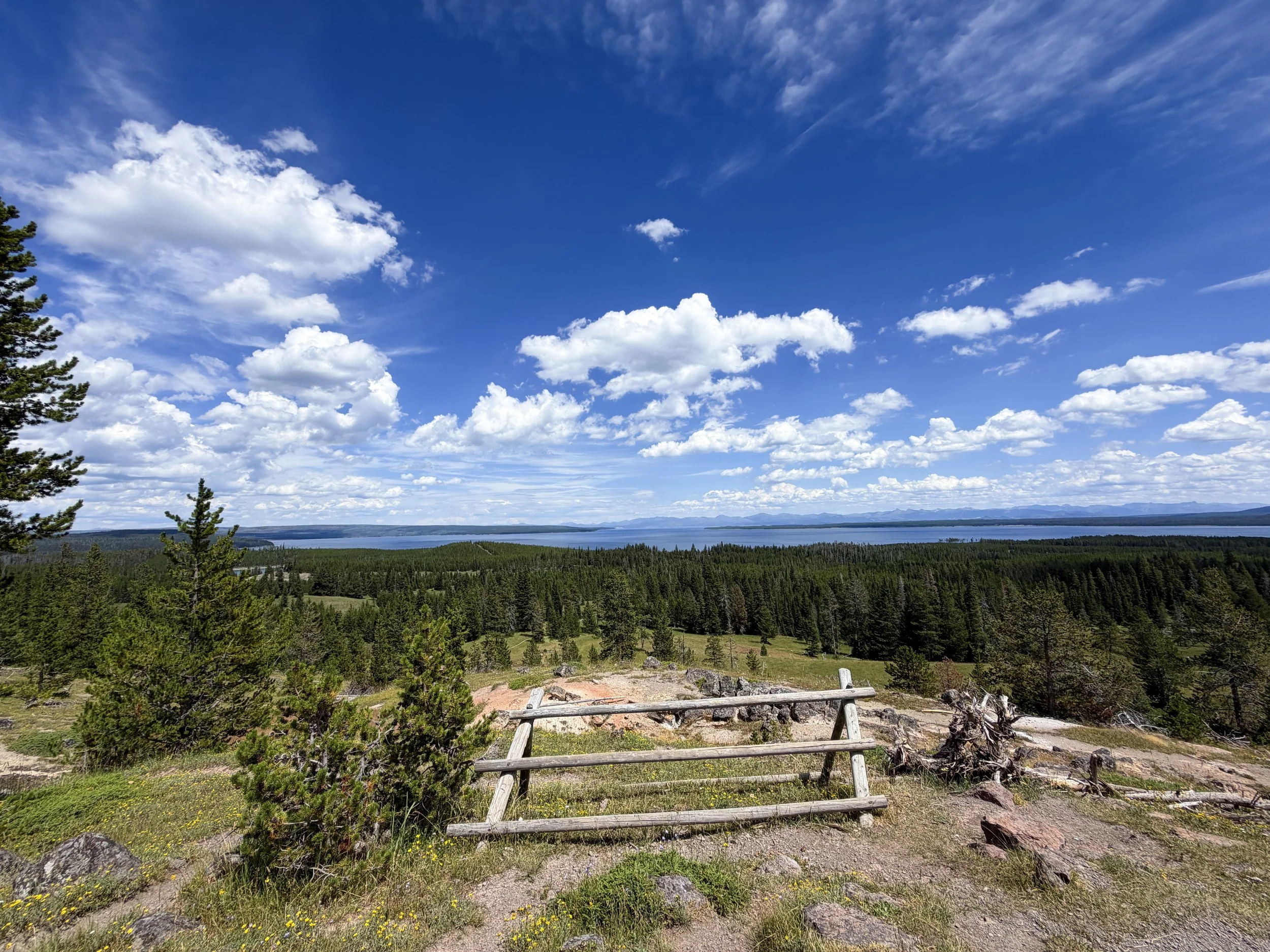 Yellowstone Lake Overlook Yellowstone National Park Wyoming