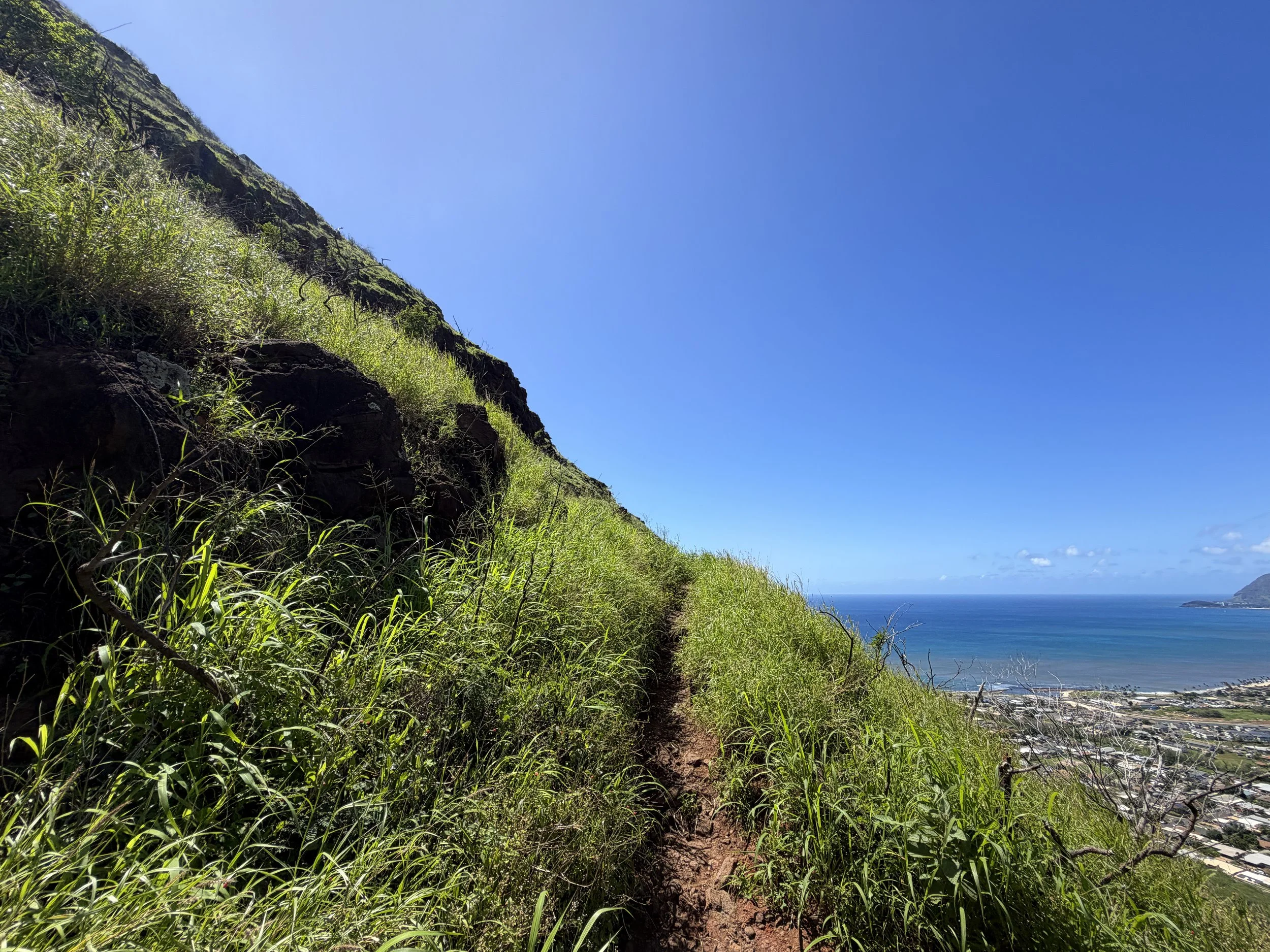 Puu O Hulu Trail to Pink Pillbox Oahu Hawaii