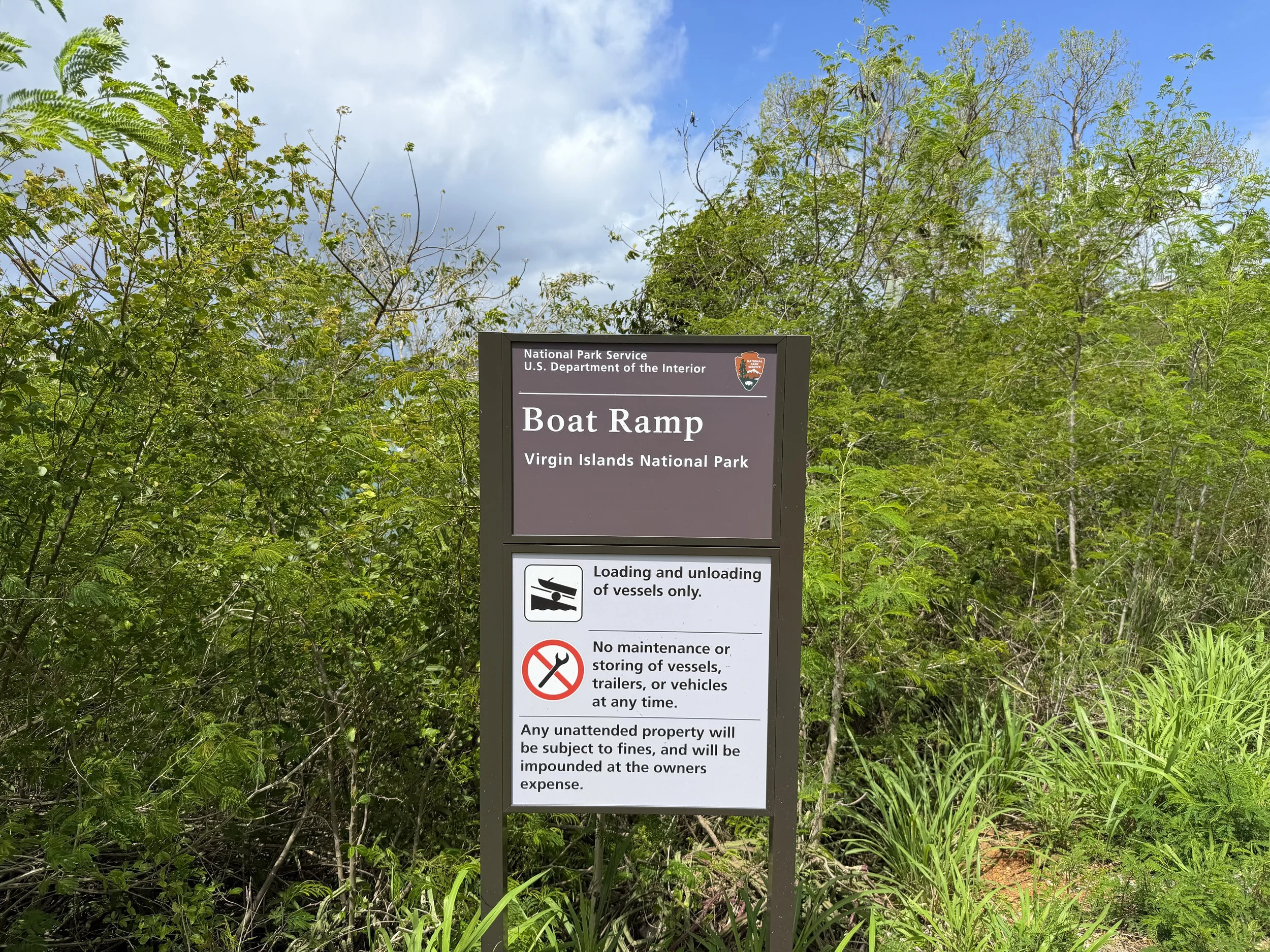 Lind Point Trailhead Virgin Islands National Park