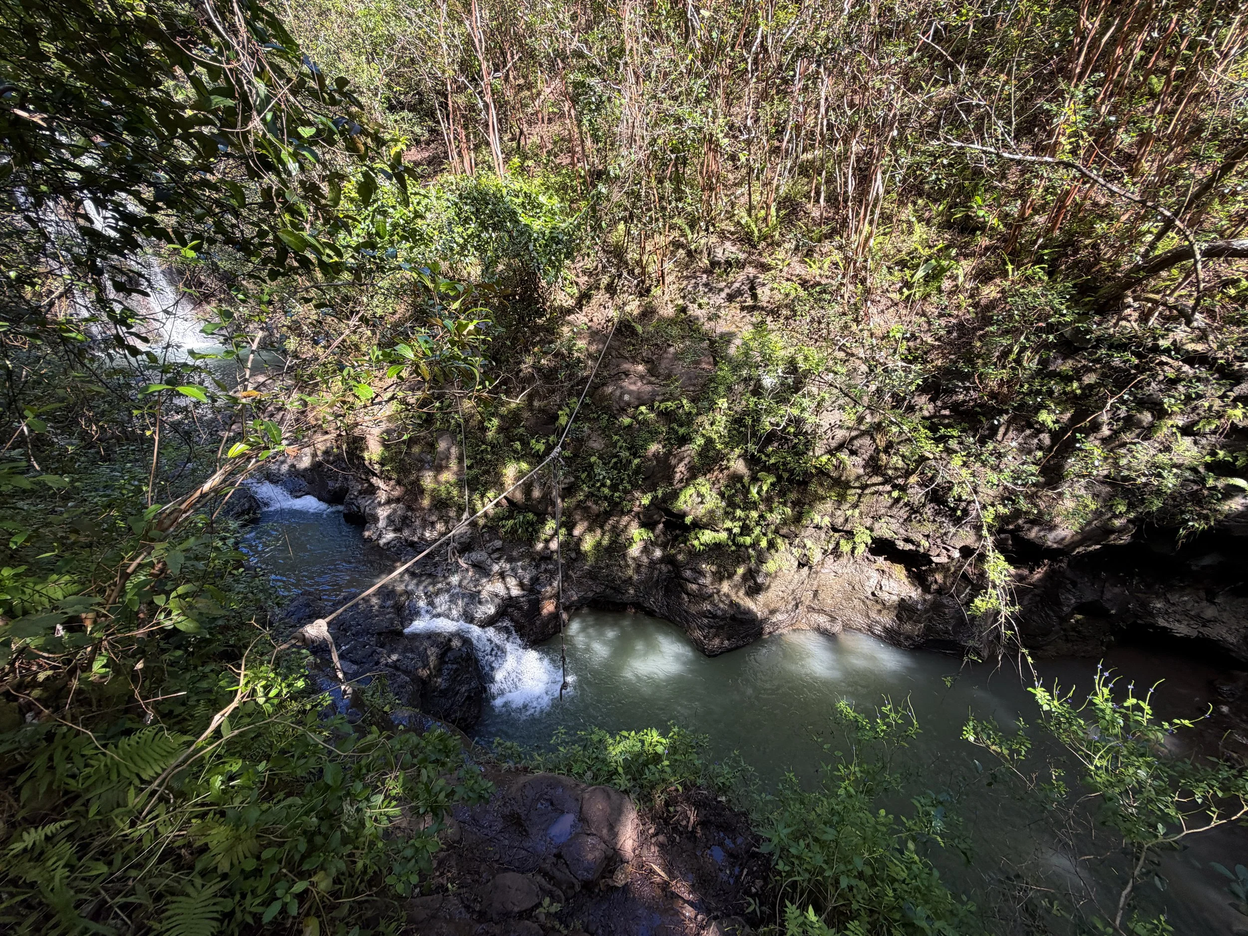 Lower Waimano Pools Jump Oahu Hawaii