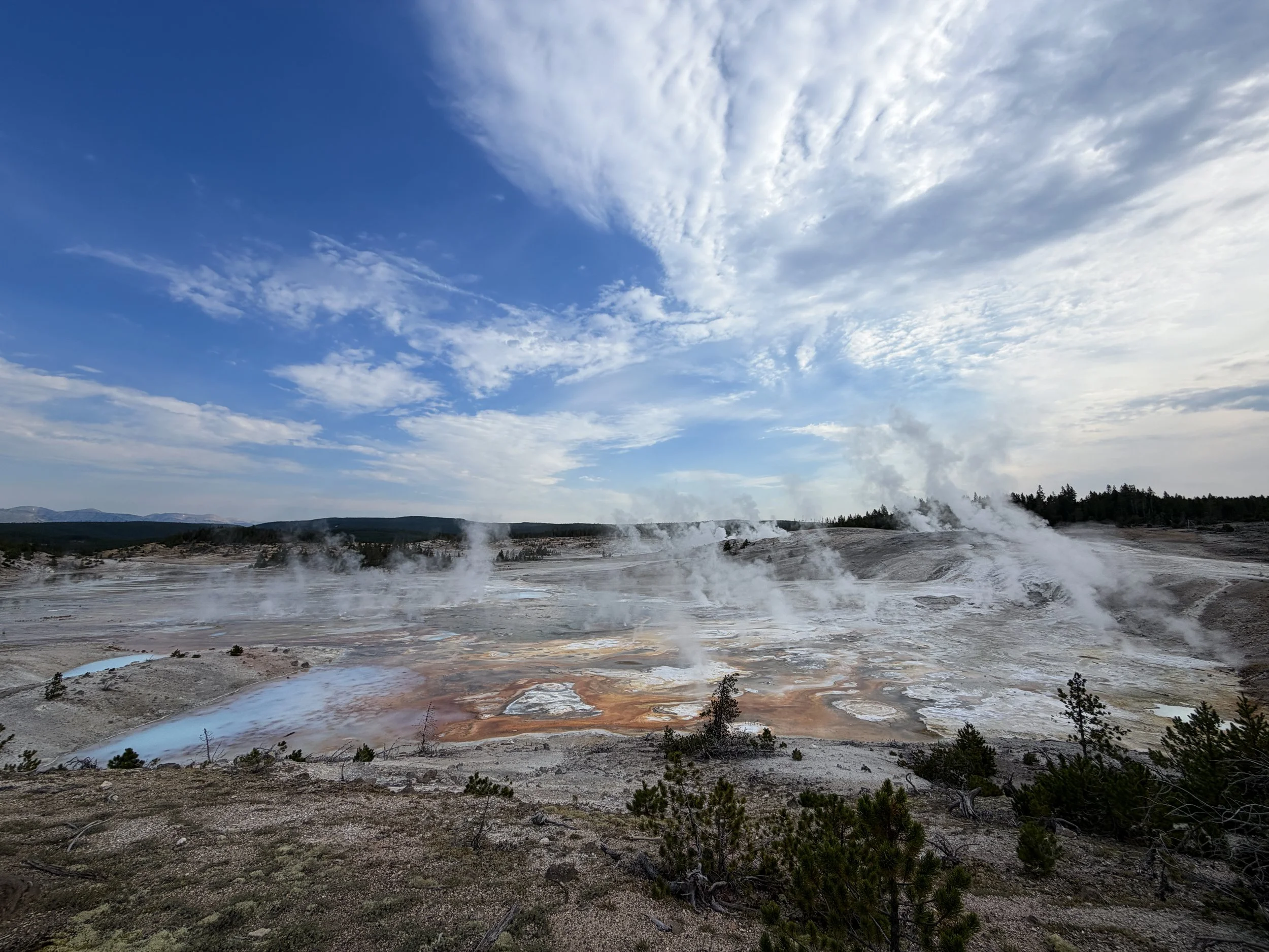 Porcelain Springs Norris Geyser Basin Trail Yellowstone National Park Wyoming