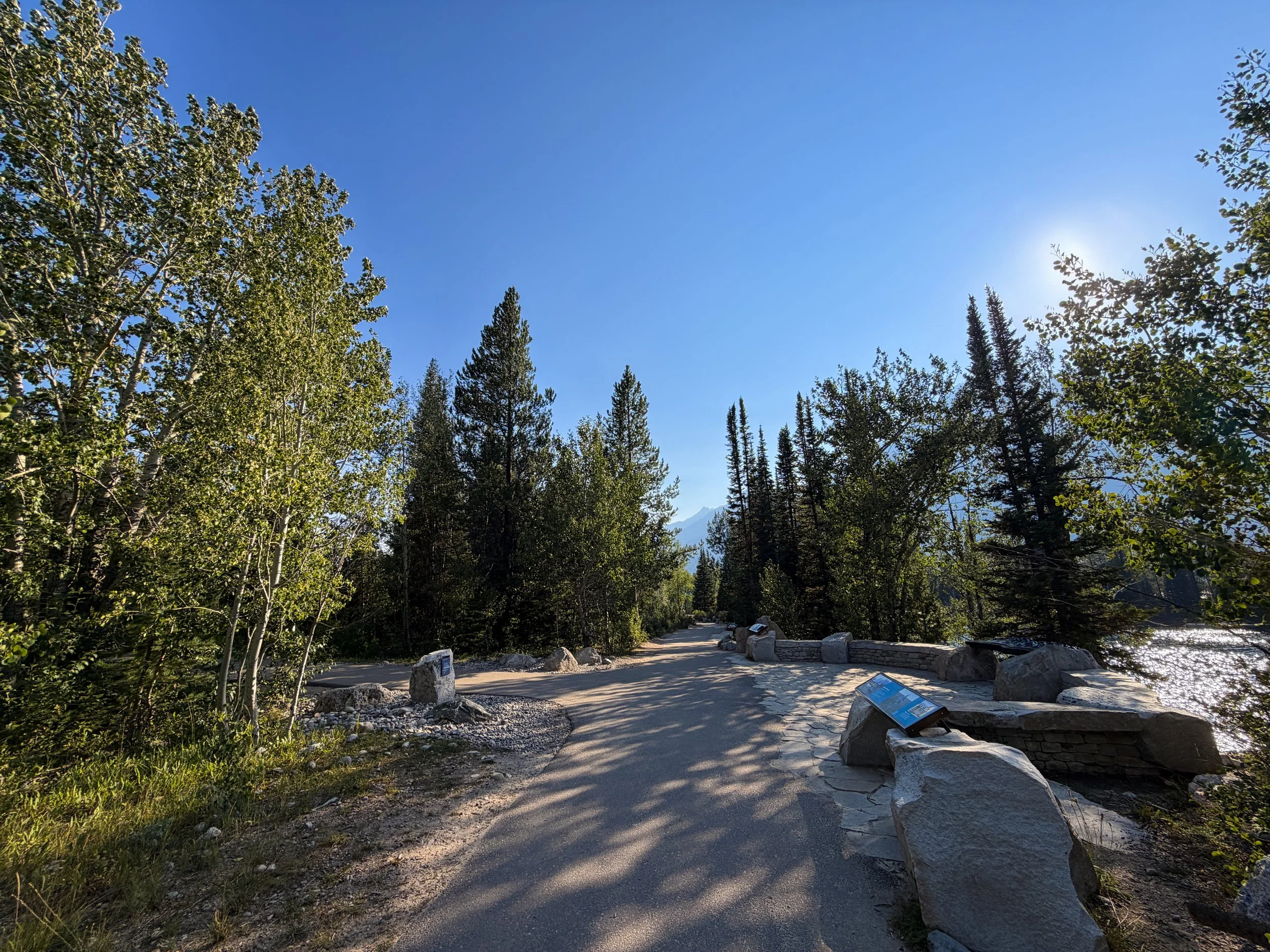 Hidden Falls Trail Grand Teton National Park Wyoming
