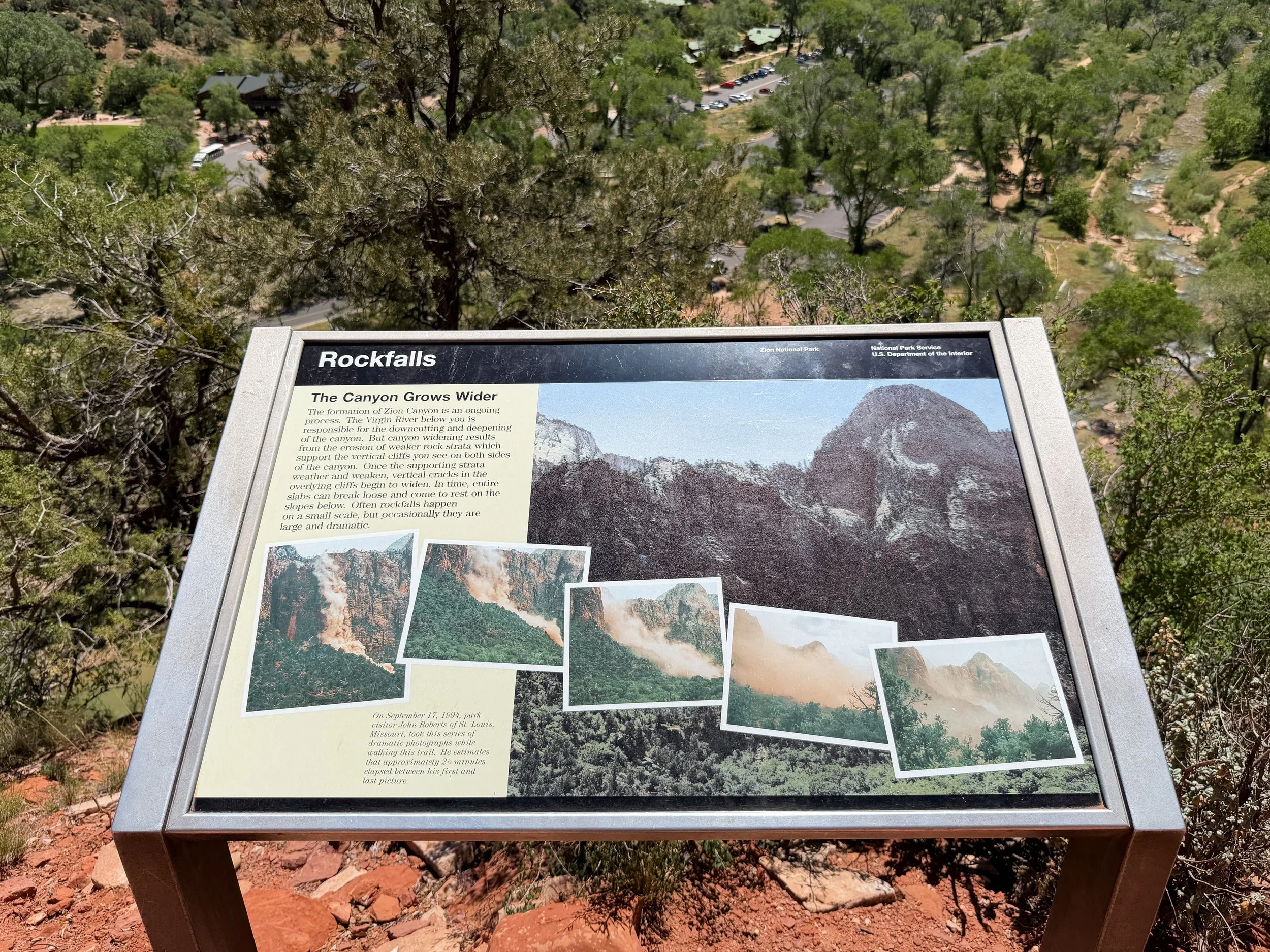 Middle Emerald Pool Hike Zion National Park Utah