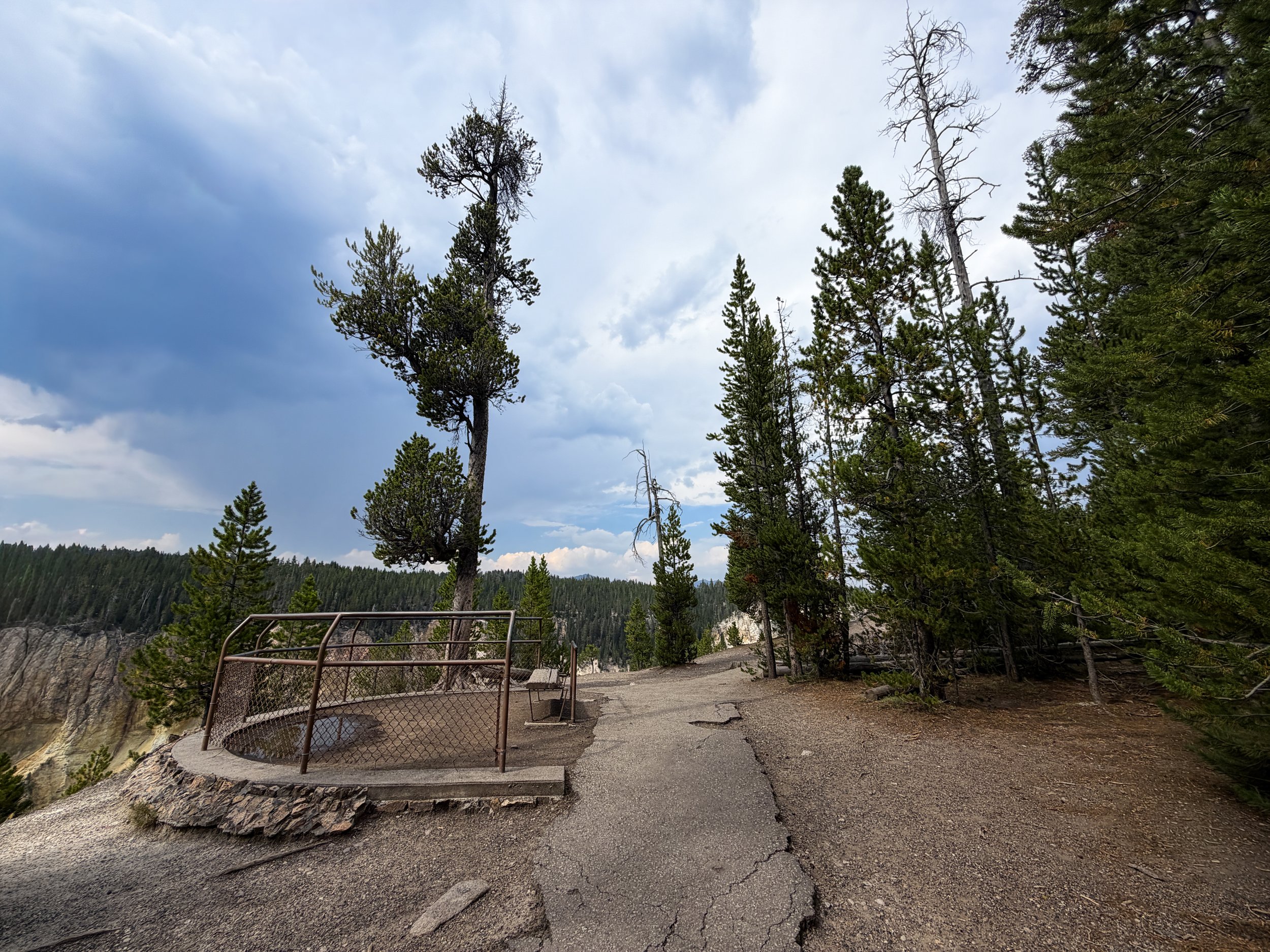 South Rim Trail Yellowstone National Park Wyoming