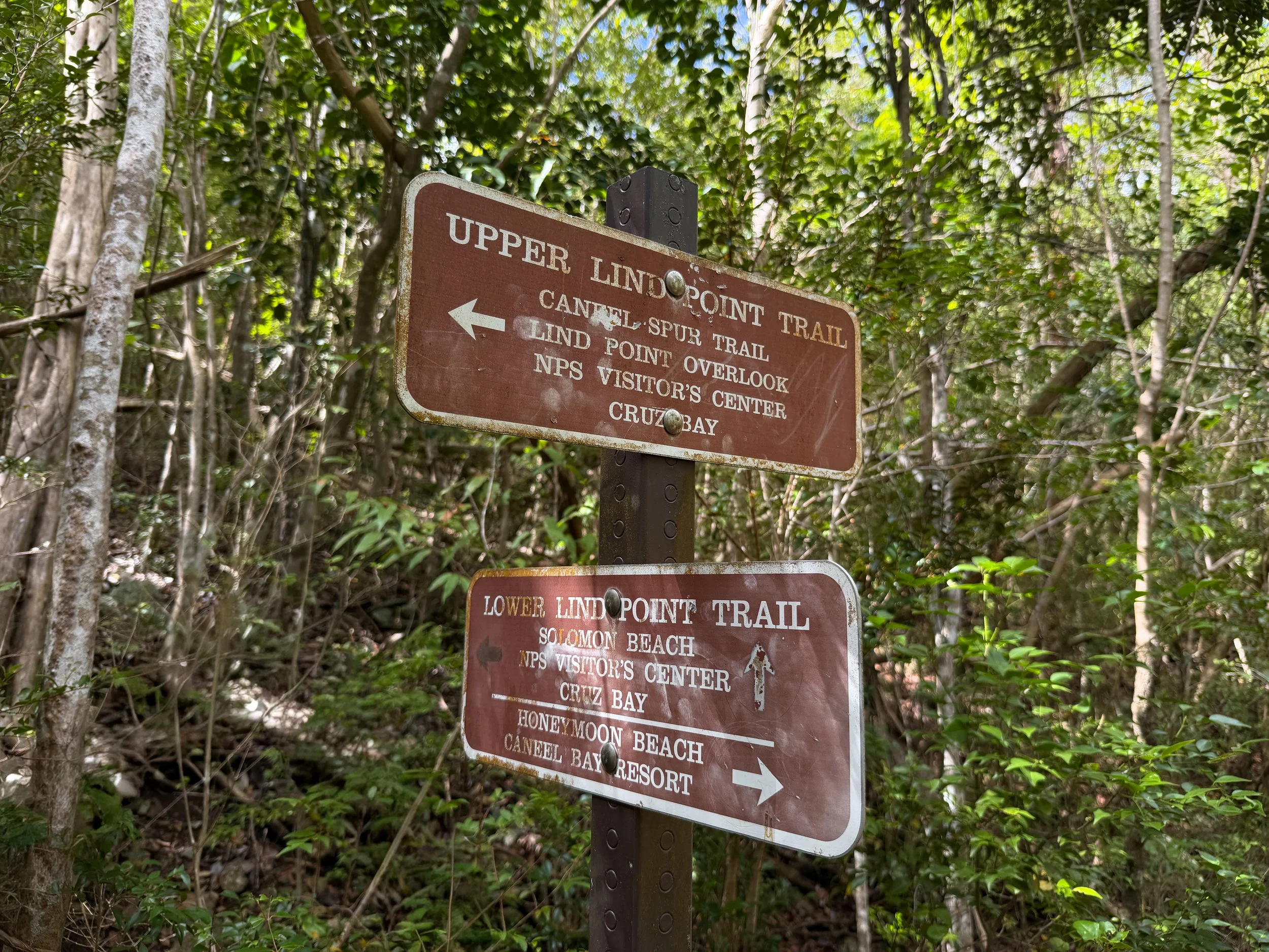 Lower Lind Point Trail Virgin Islands National Park