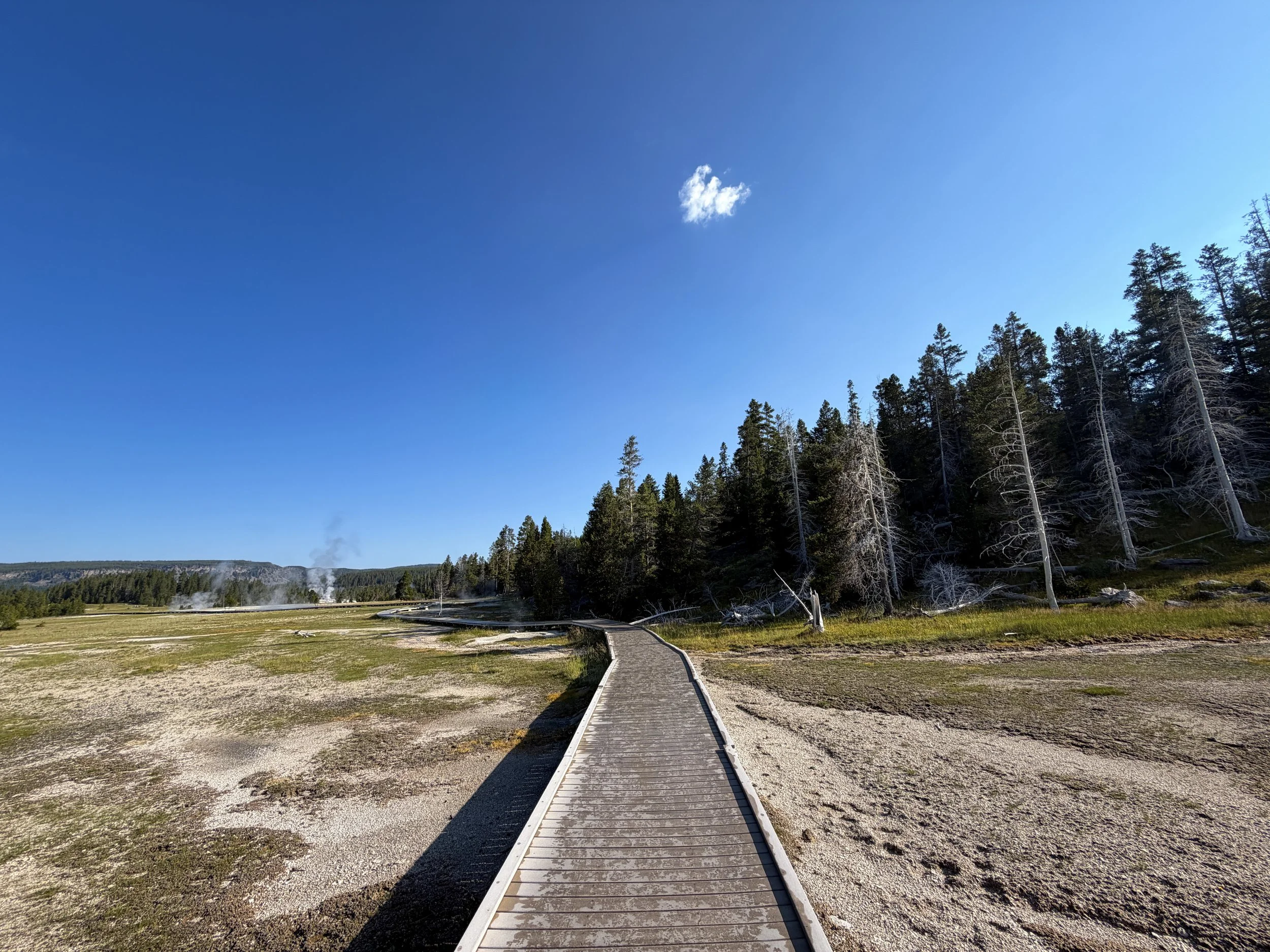 Upper Geyser Basin Loop Trail Yellowstone National Park Wyoming