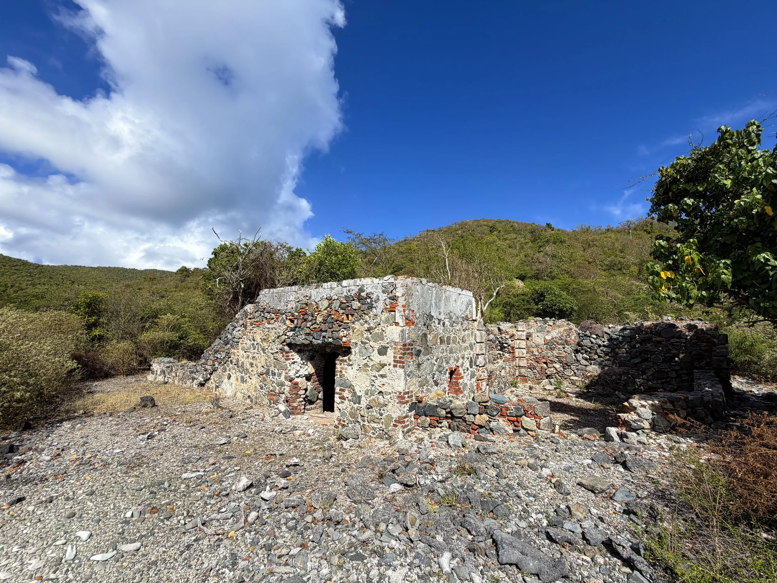 Brown Bay Beach Ruins Virgin Islands National Park