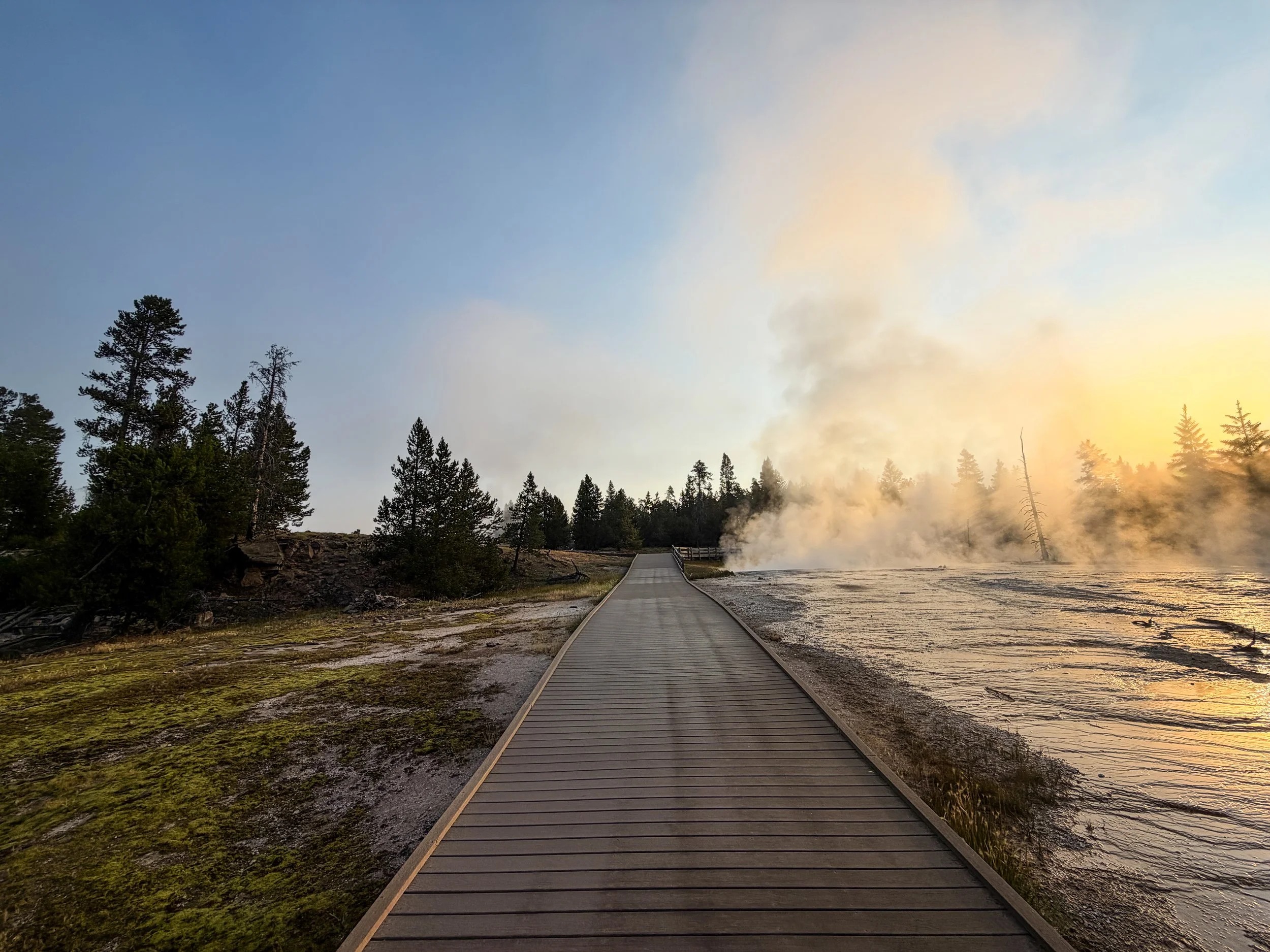 Fountain Paint Pot Trail Yellowstone National Park Wyoming