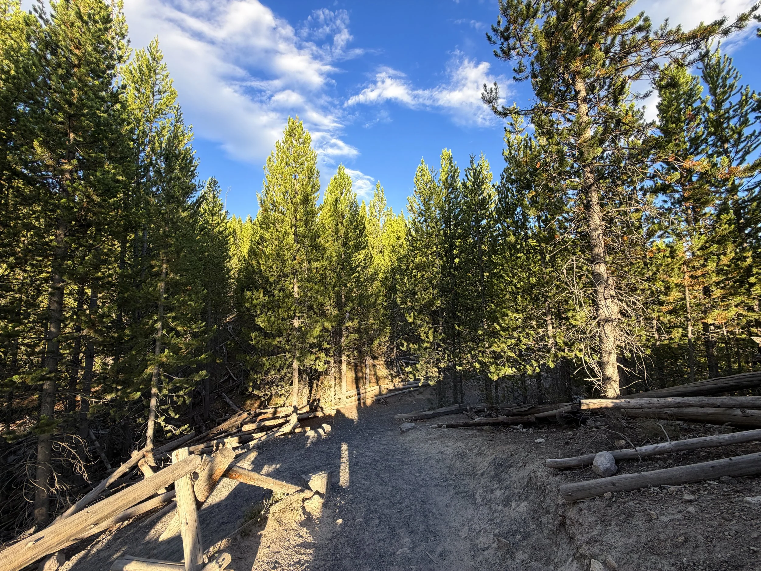 Grand Prismatic Overlook Trail Yellowstone National Park Wyoming
