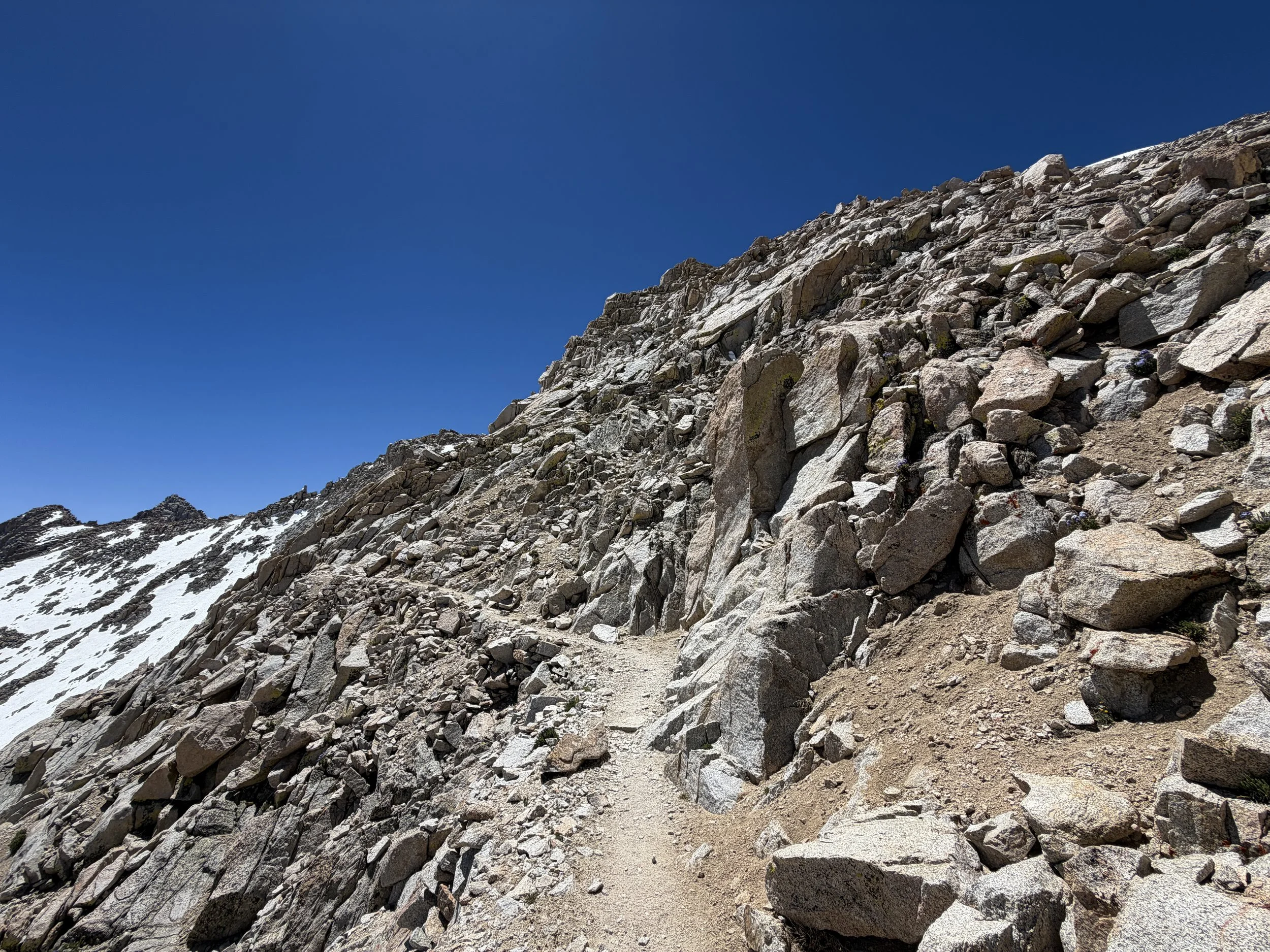 Mount Whitney Trail Switchbacks Lone Pine California