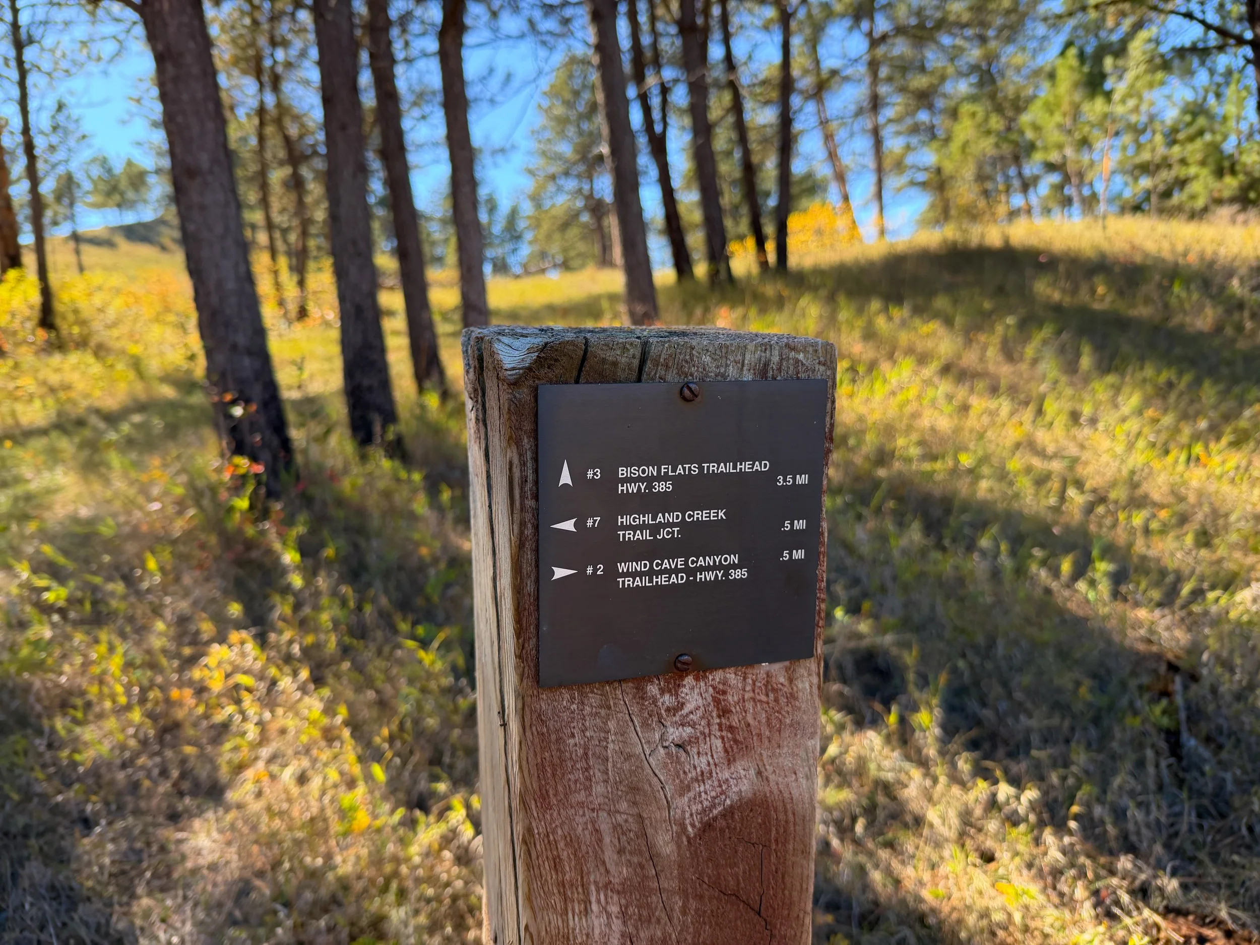 East Bison Flats Trail to Wind Cave Canyon Wind Cave National Park South Dakota