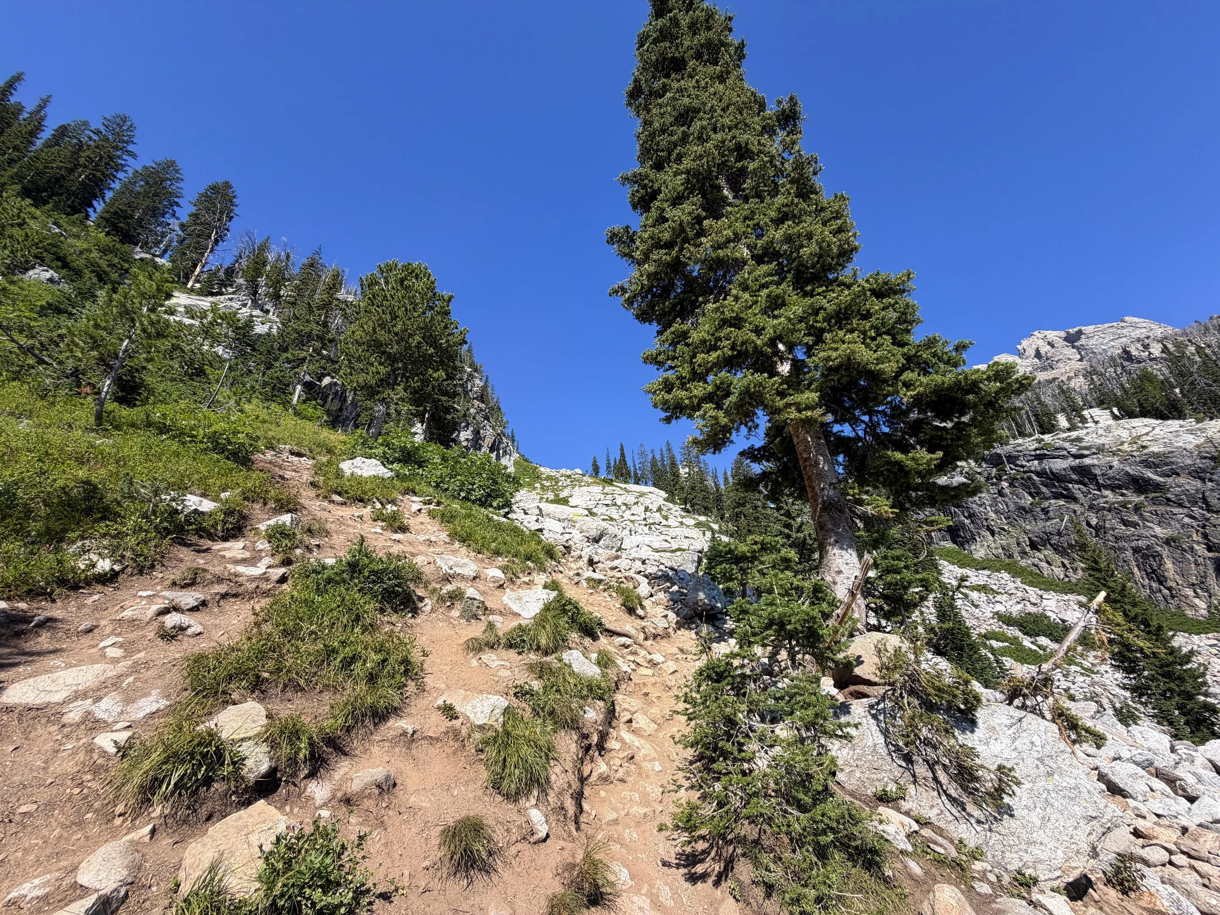 Delta Lake Trail Scramble Grand Teton National Park Wyoming