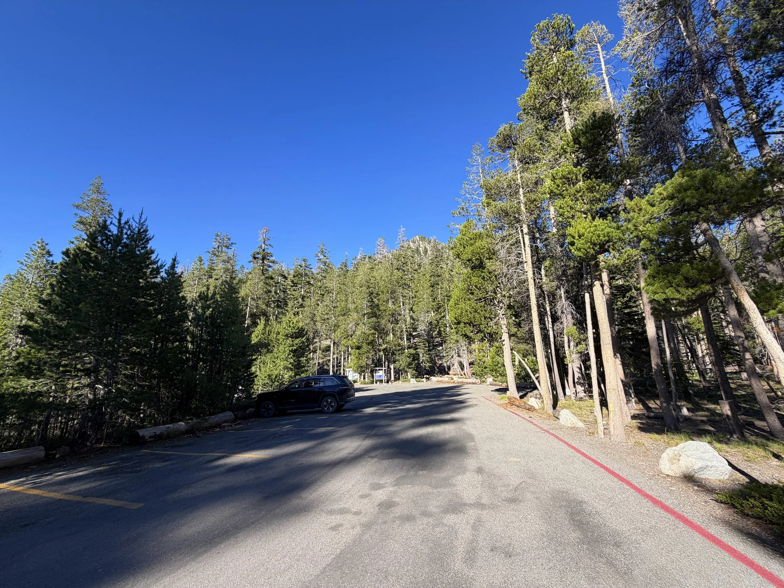 Angora Lakes Trailhead Parking Lake Tahoe California