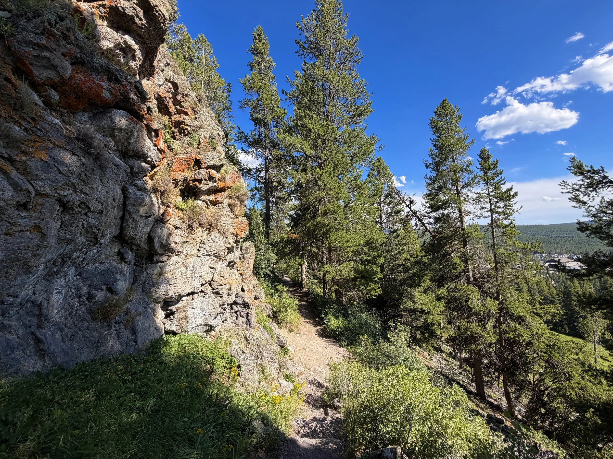 Observation Point Loop Trail Yellowstone National Park Wyoming
