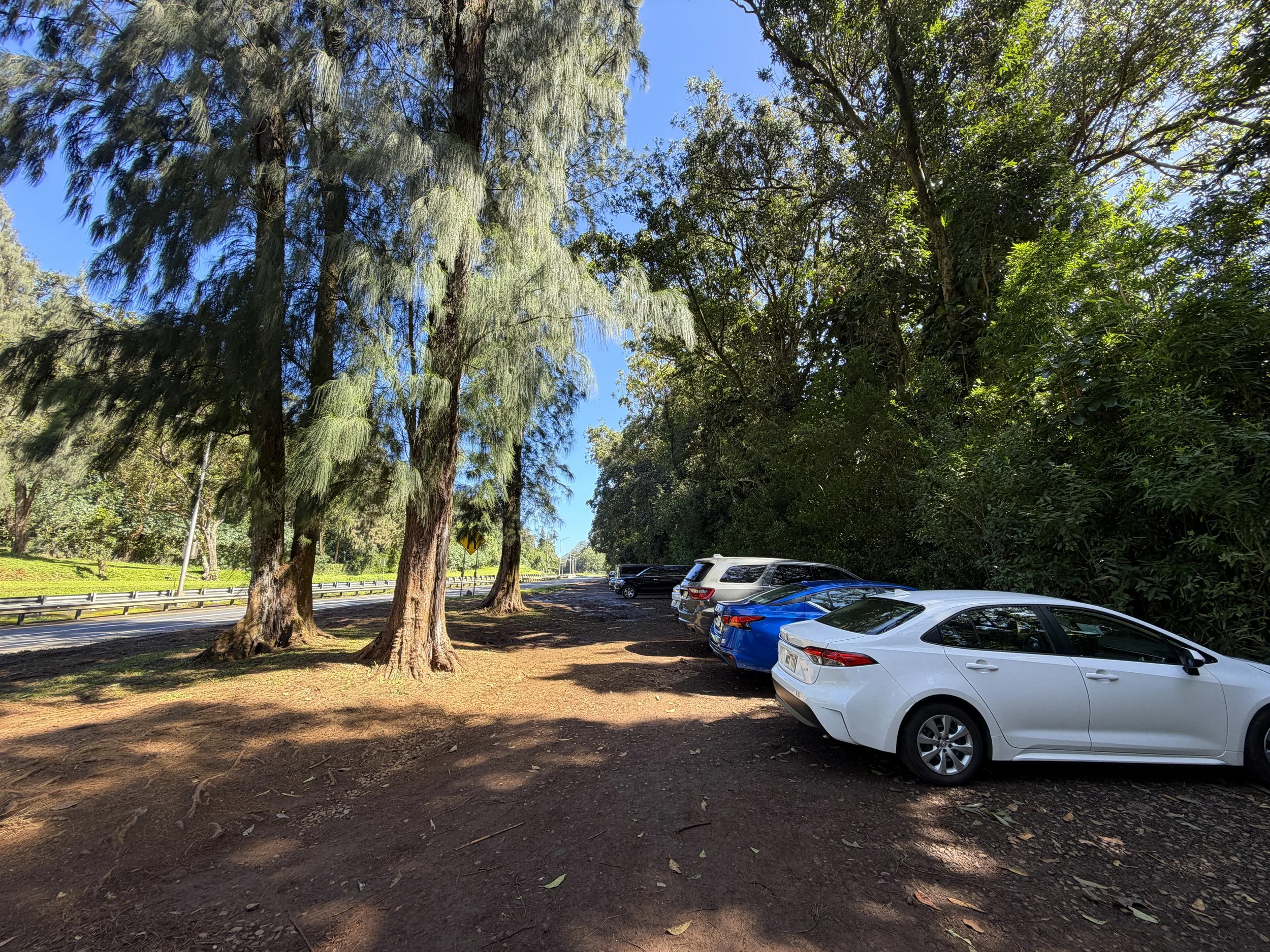 Lulumahu Falls Trailhead Parking Oahu Hawaii