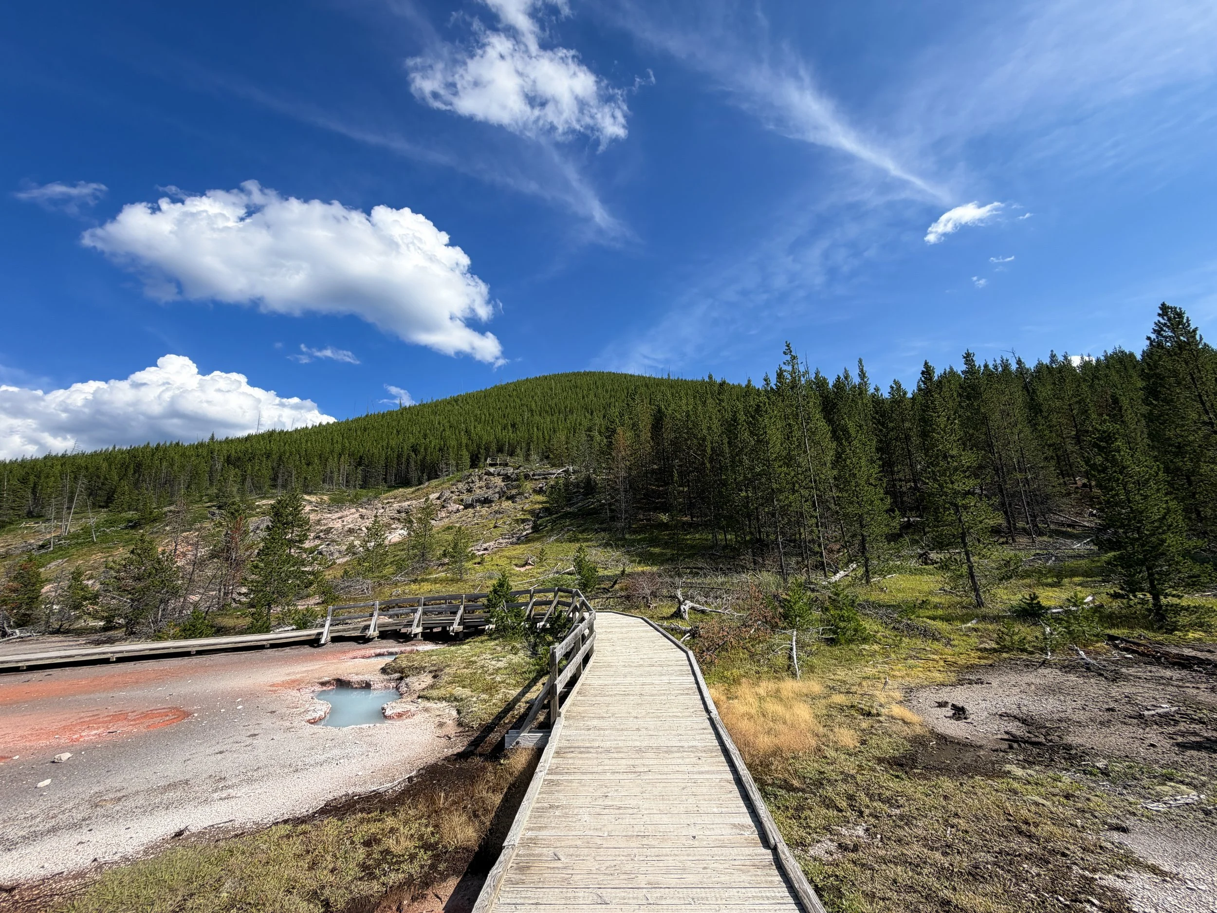 Artists Paintpots Trail Yellowstone National Park Wyoming