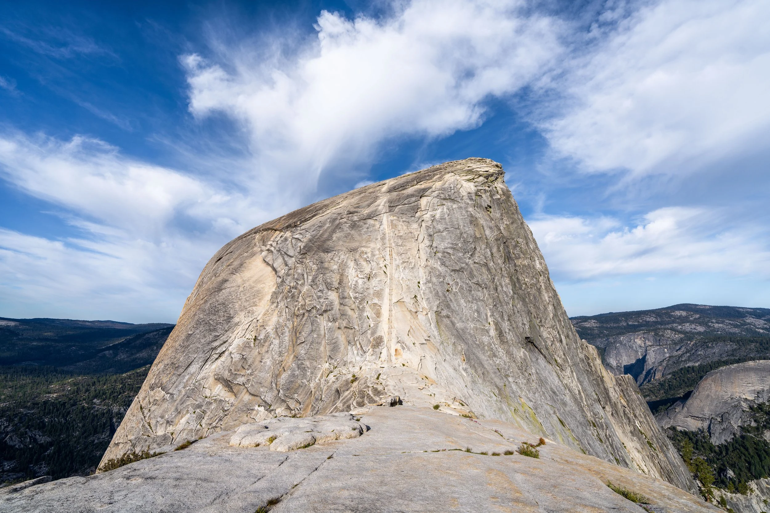 Hiking the Half Dome Trail (The Cables) in Yosemite National Park ...