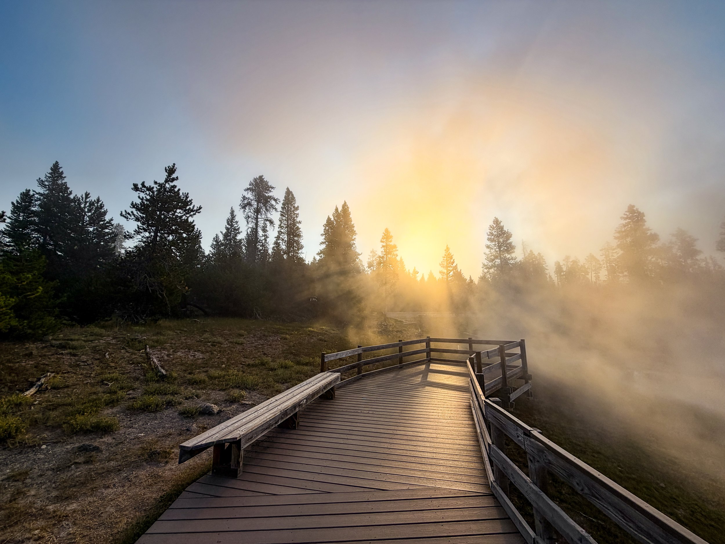 Fountain Paint Pot Trail Yellowstone National Park Wyoming