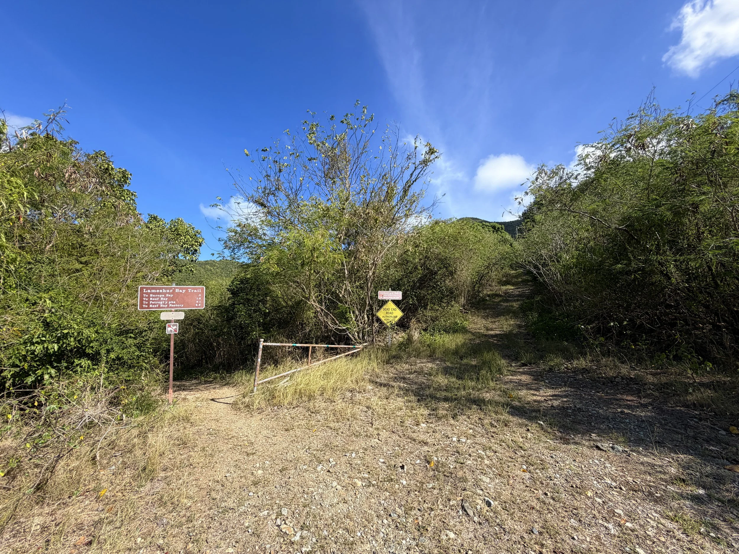 Lameshur Bay Trailhead Virgin Islands National Park