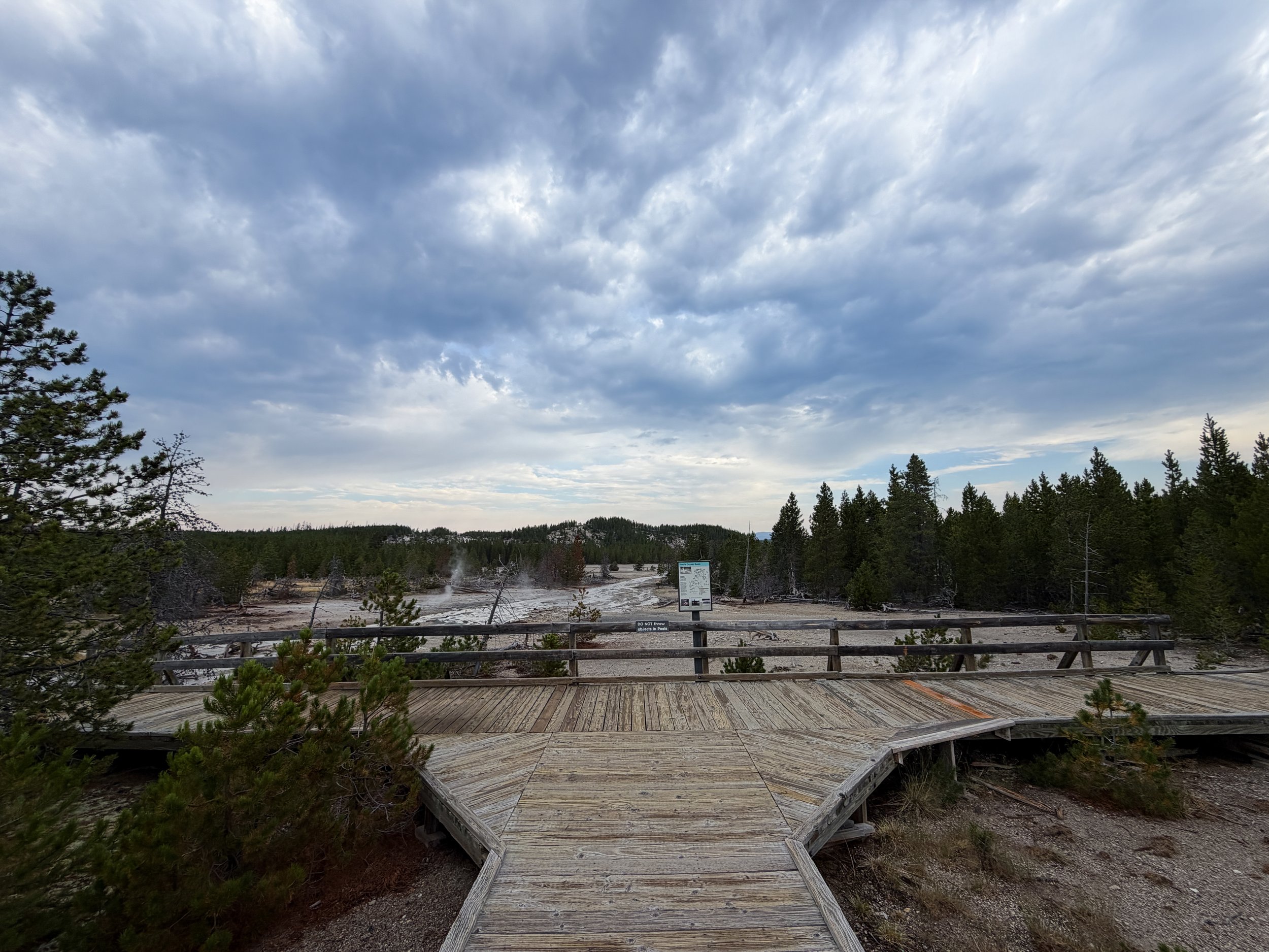 Norris Geyser Basin Trail Yellowstone National Park Wyoming