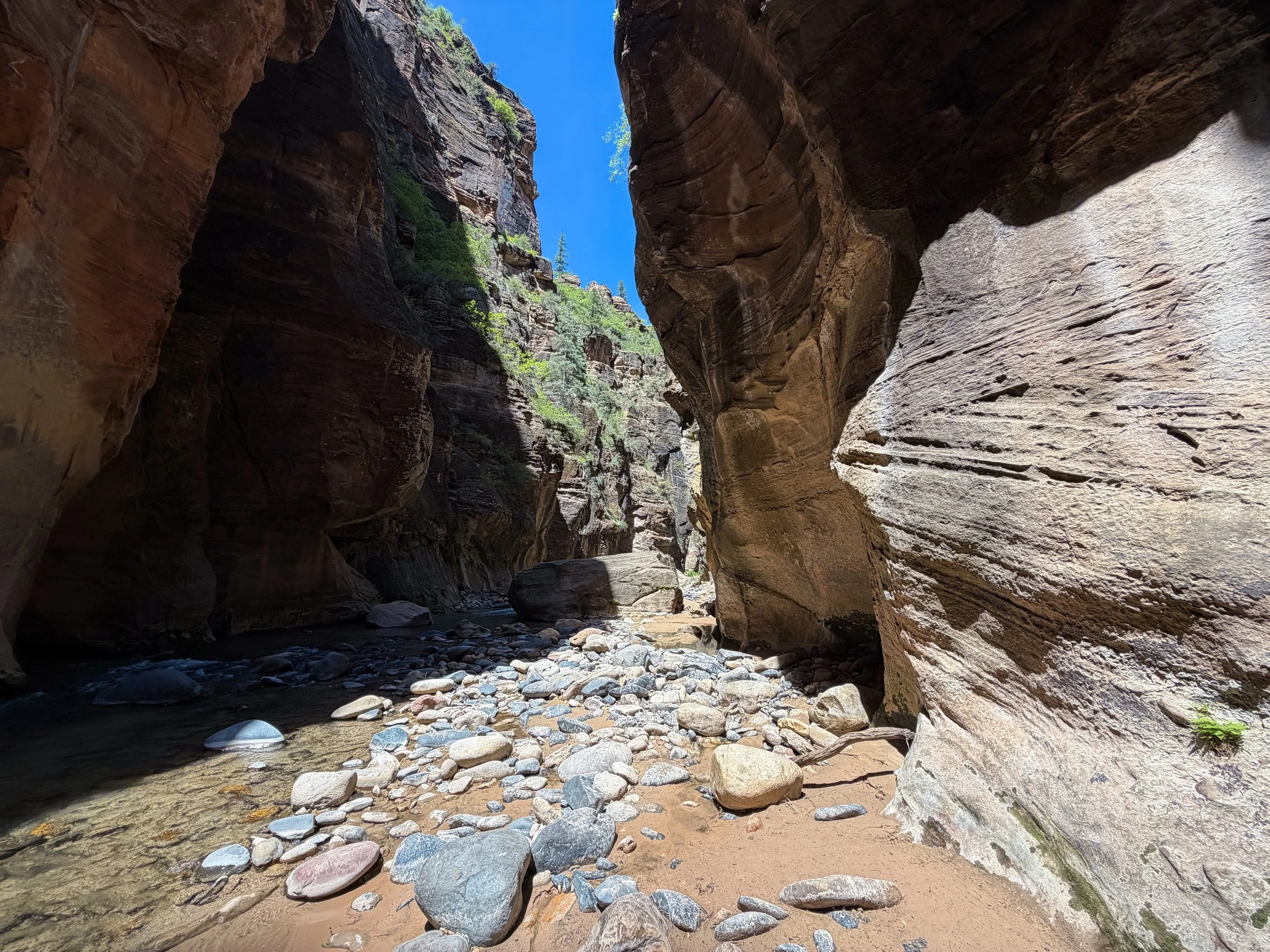 The Narrows Bottom Up to Big Springs Zion National Park Utah