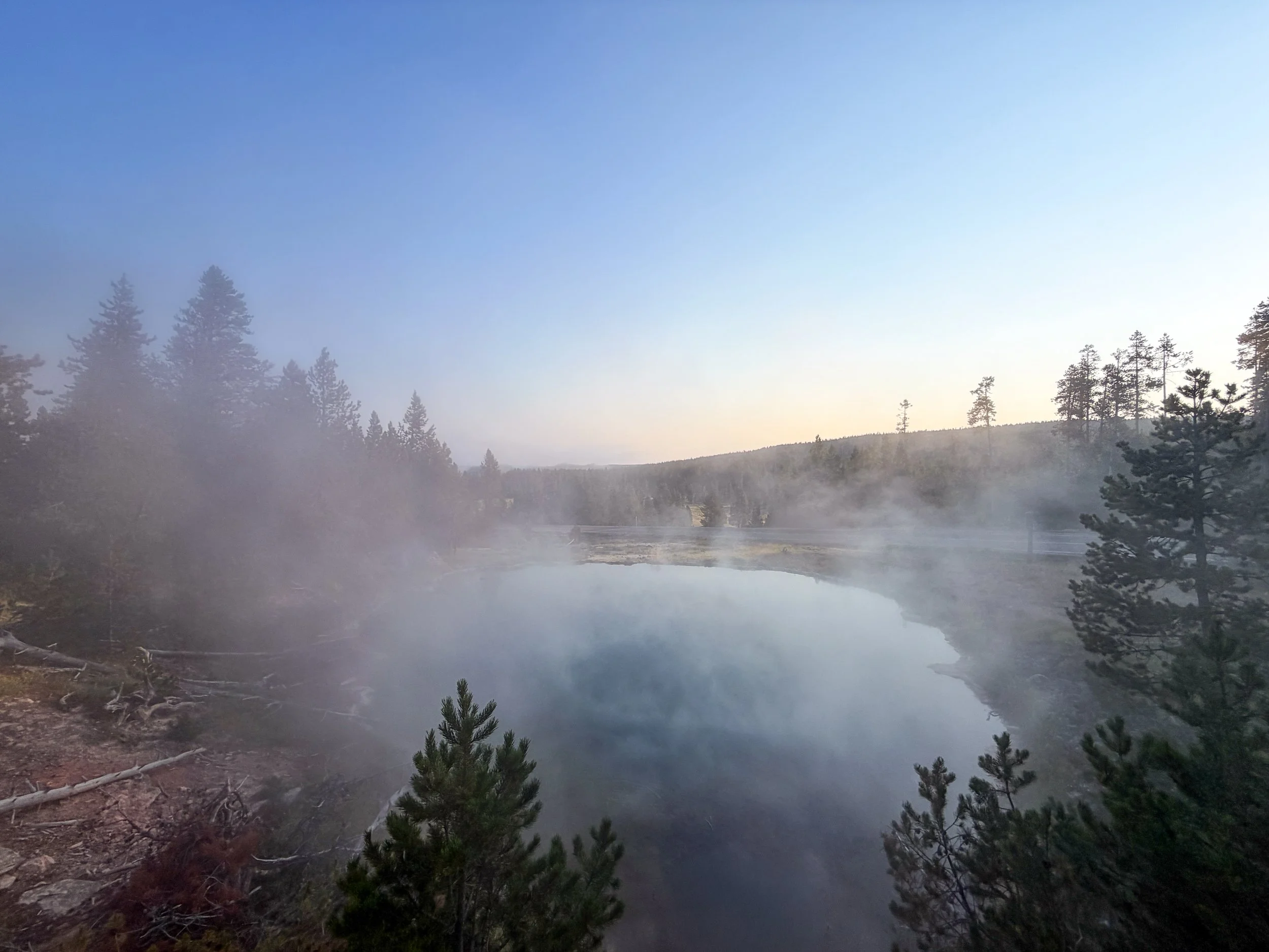Leather Pool Fountain Paint Pot Trail Yellowstone National Park Wyoming