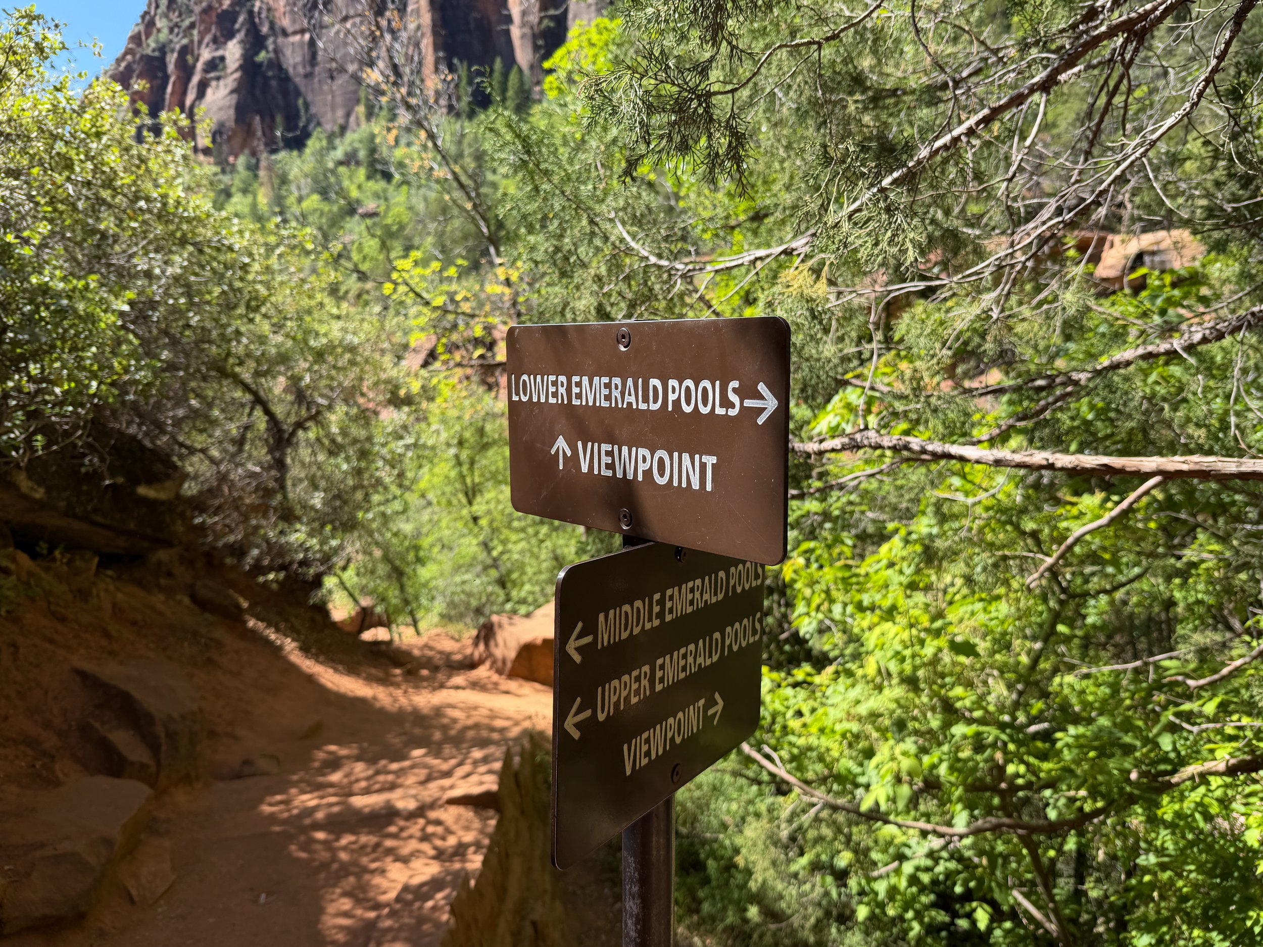 Lower Emerald Pools Trail Zion National Park Utah