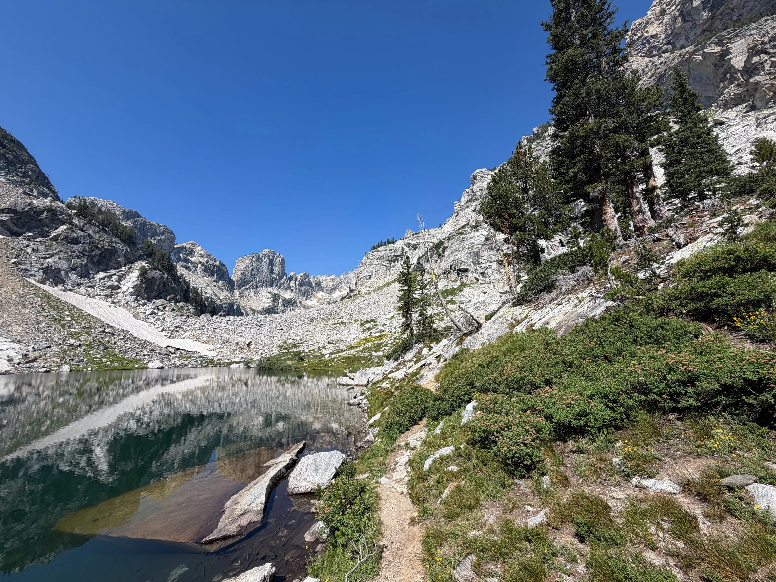 Lake of the Crags Trail Grand Teton National Park Wyoming