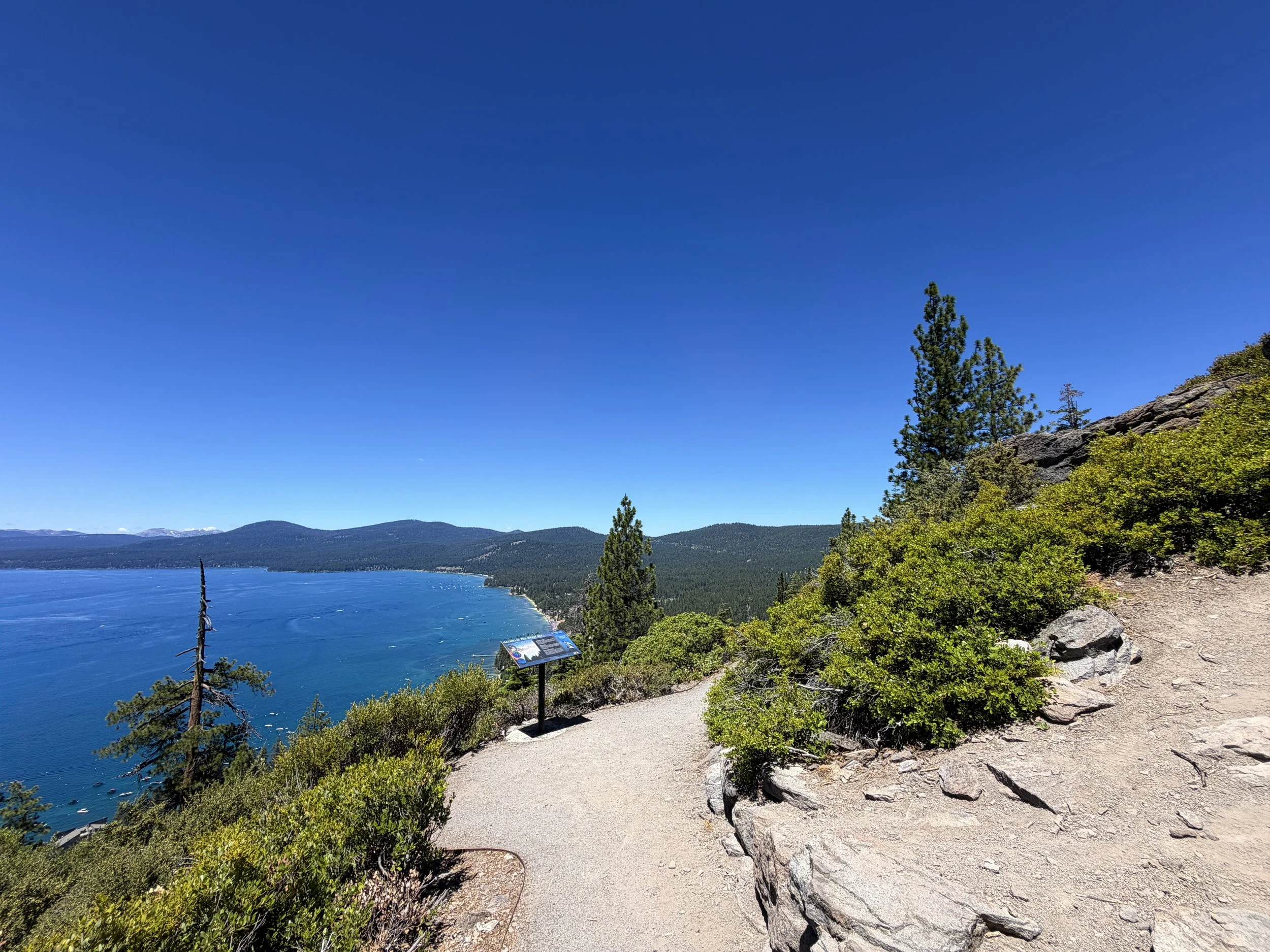 Stateline Fire Lookout Trail Lake Tahoe California