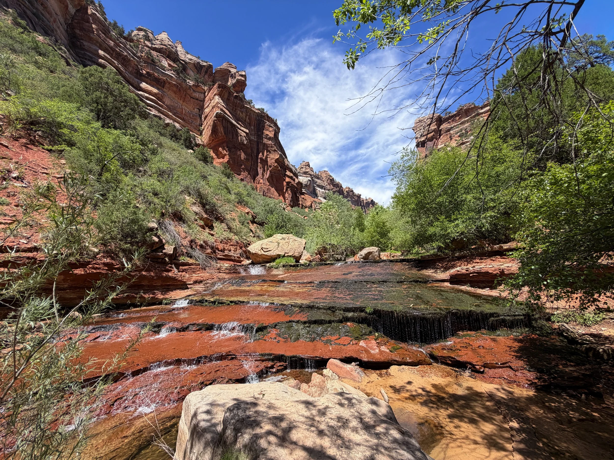 Left Fork Trail to the Subway Zion National Park Utah