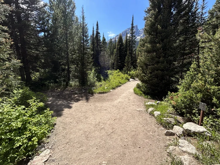 Hiking the Inspiration Point Trail via Jenny Lake Visitor Center in ...